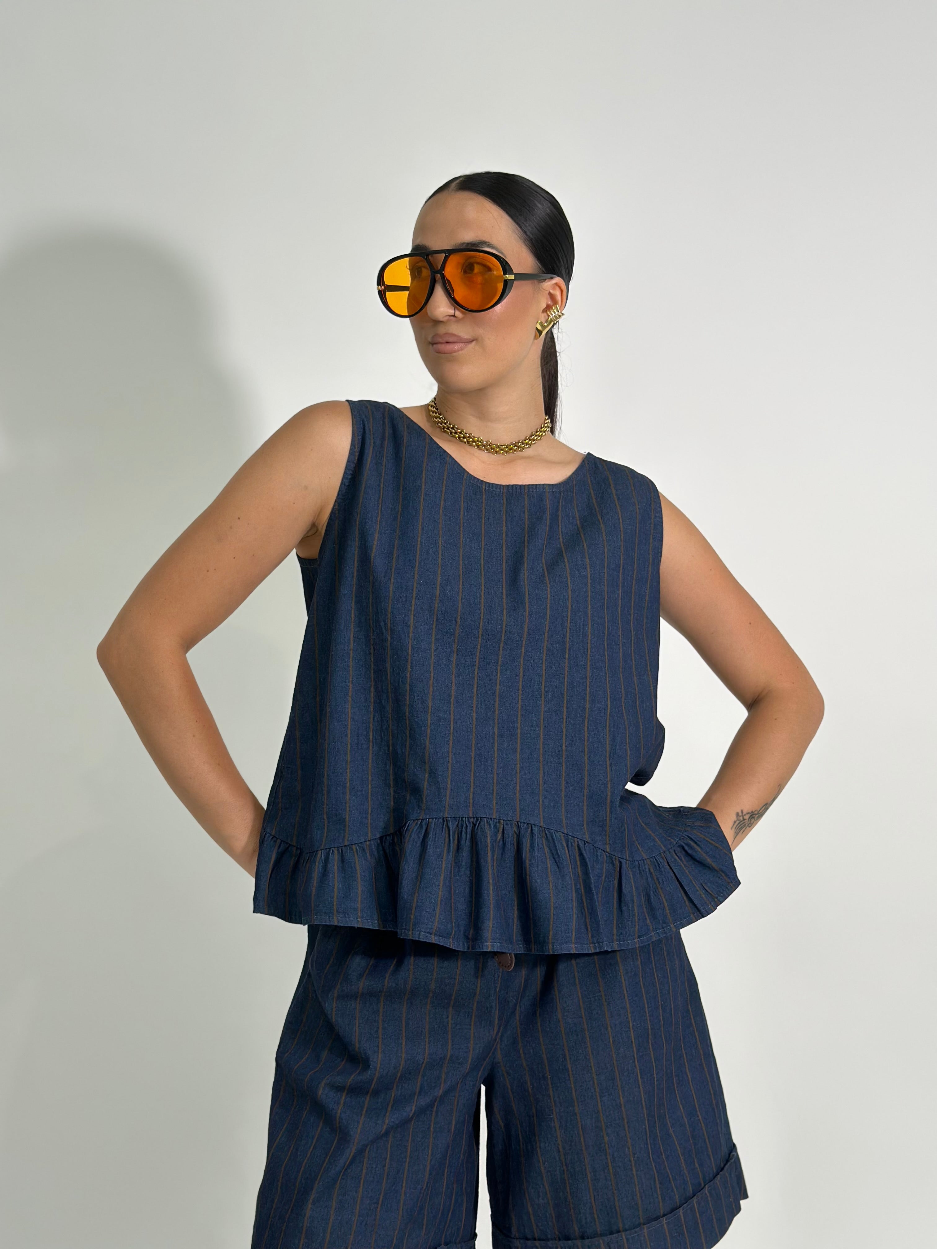 Camicia smanicata 16093