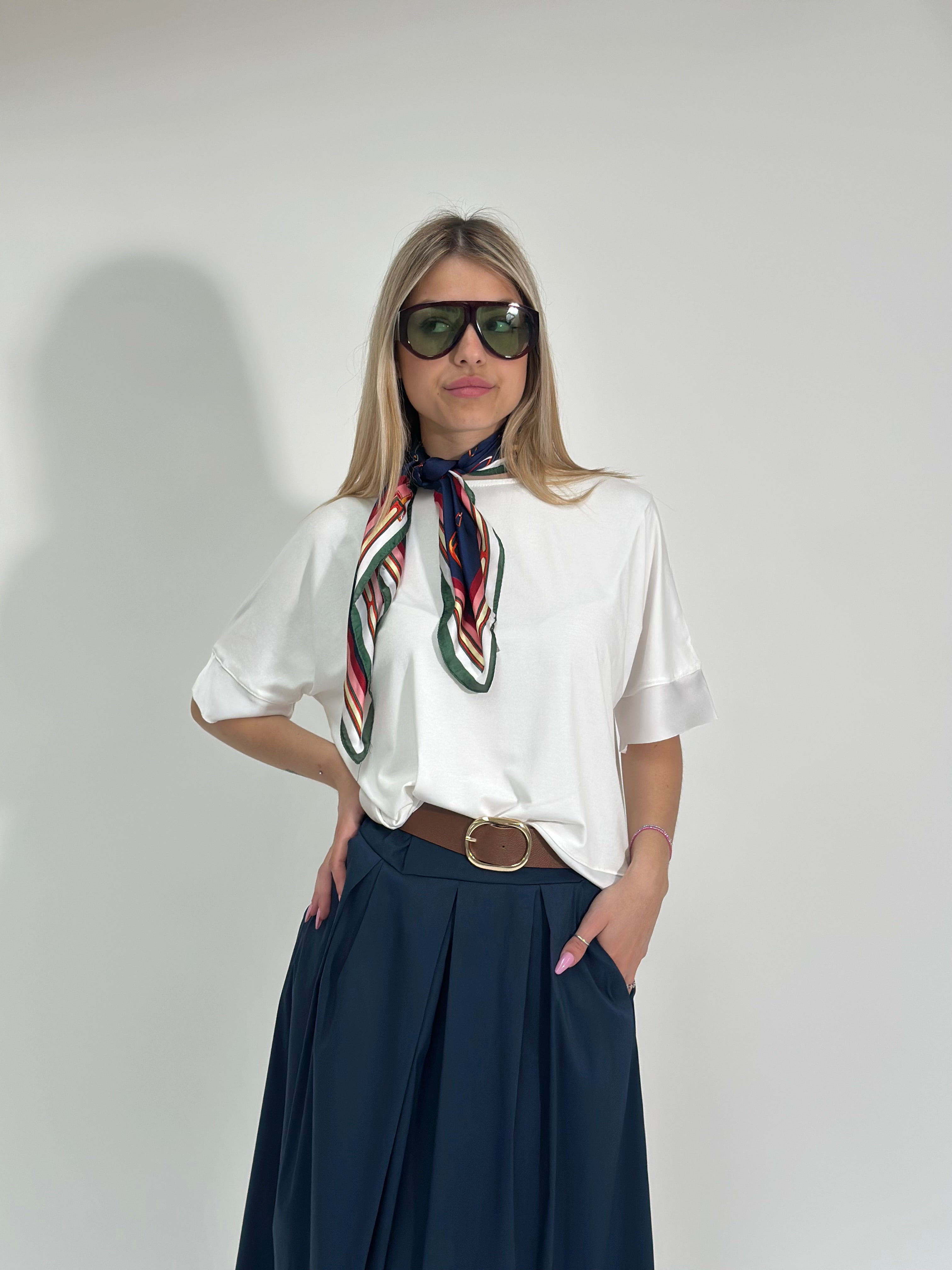 Maglia profilo raso 26564 BIANCO