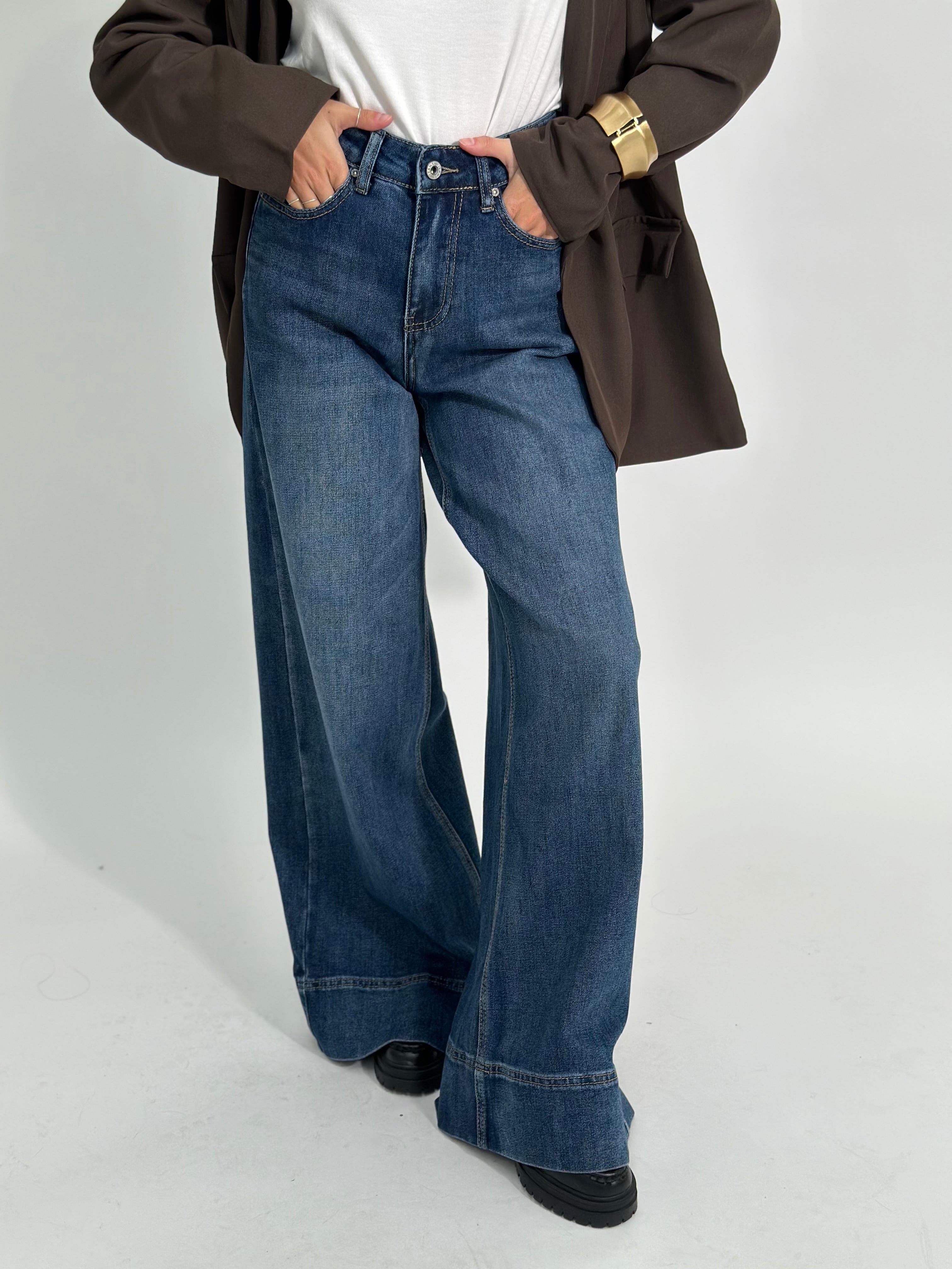 Jeans risvolto M2230