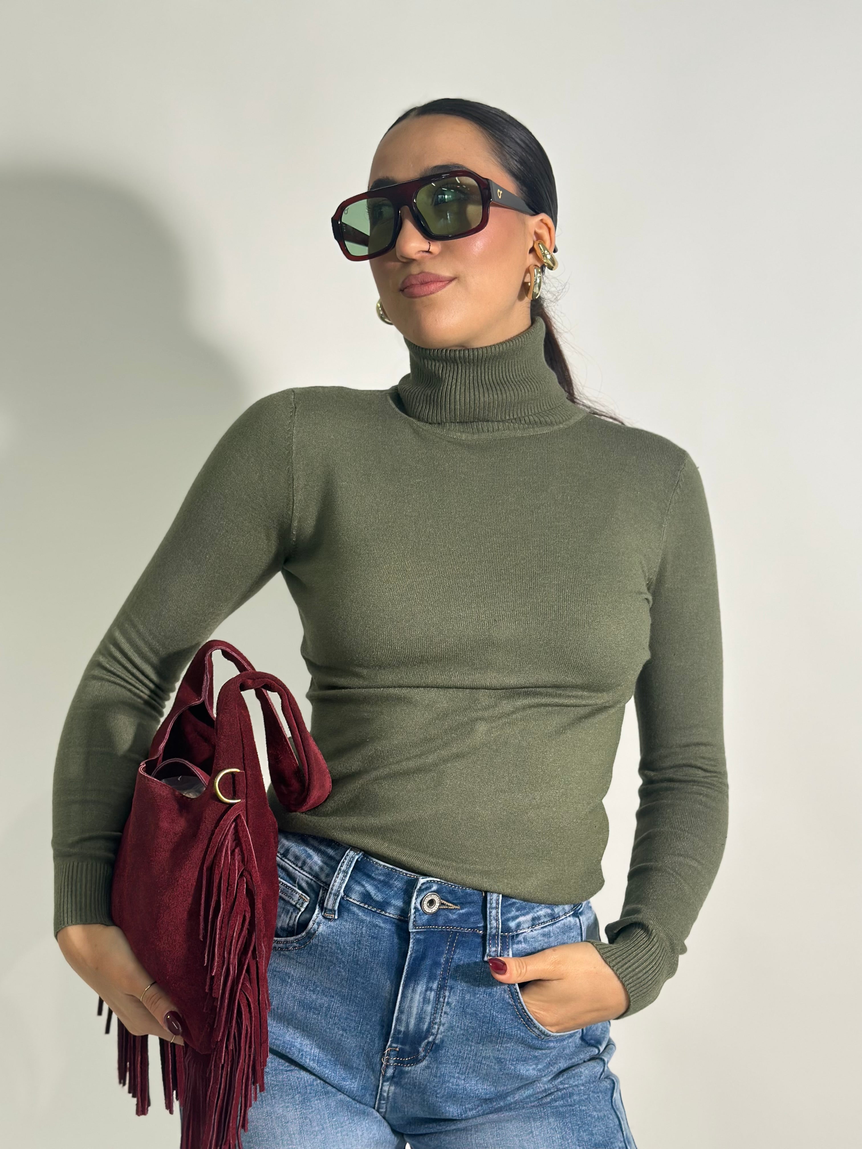 Maglia dolcevita basic