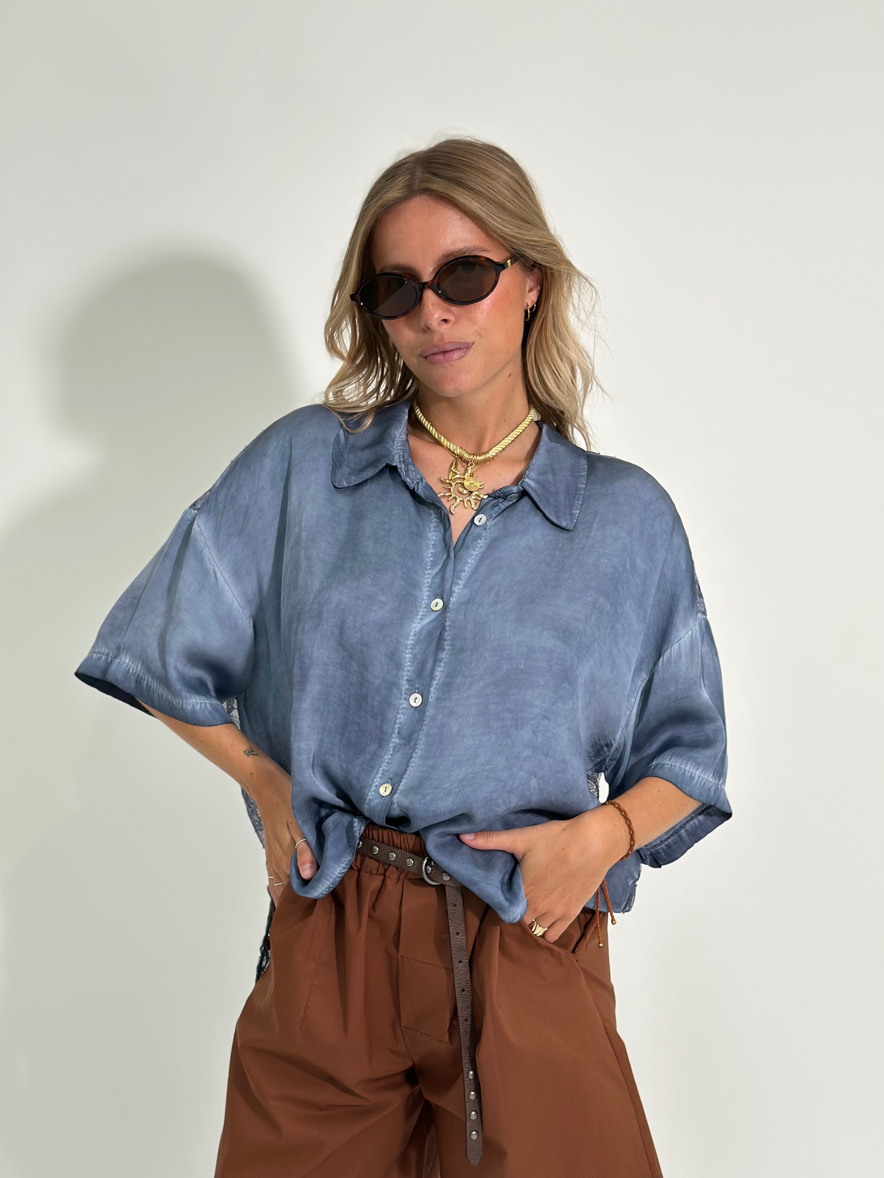 Camicia pizzo 10674