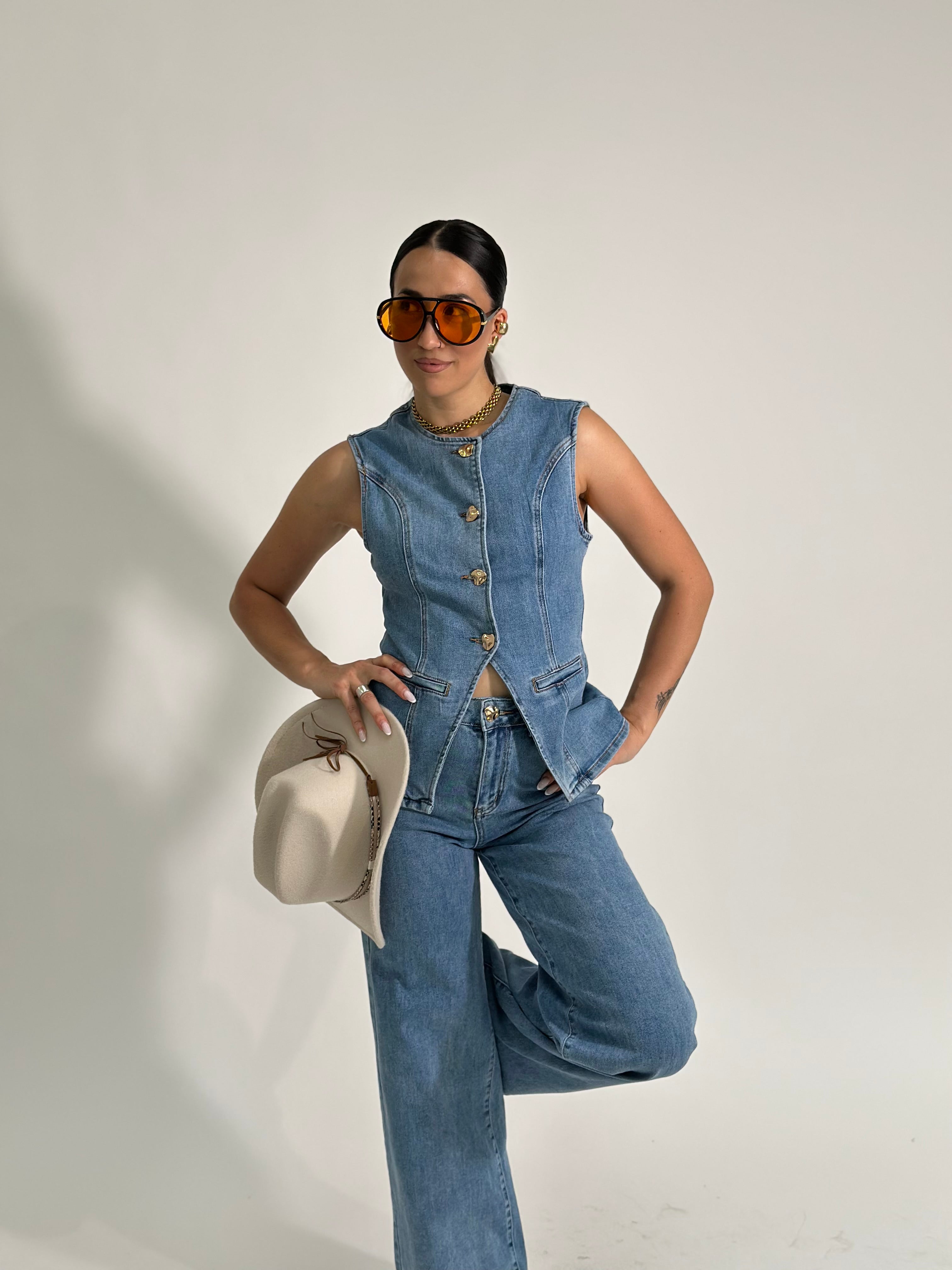 Completo denim YX559