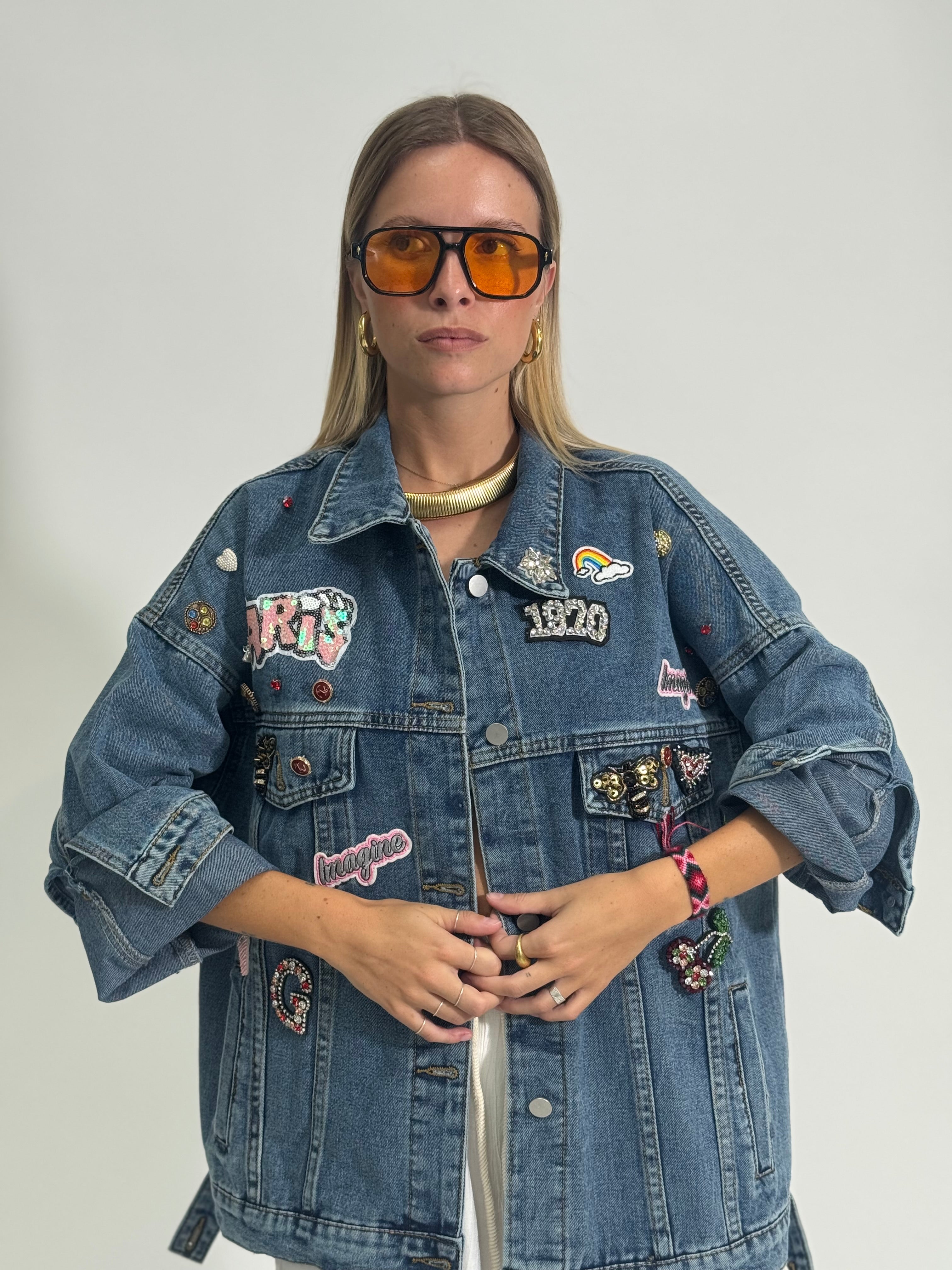 Giacca in denim over SL033