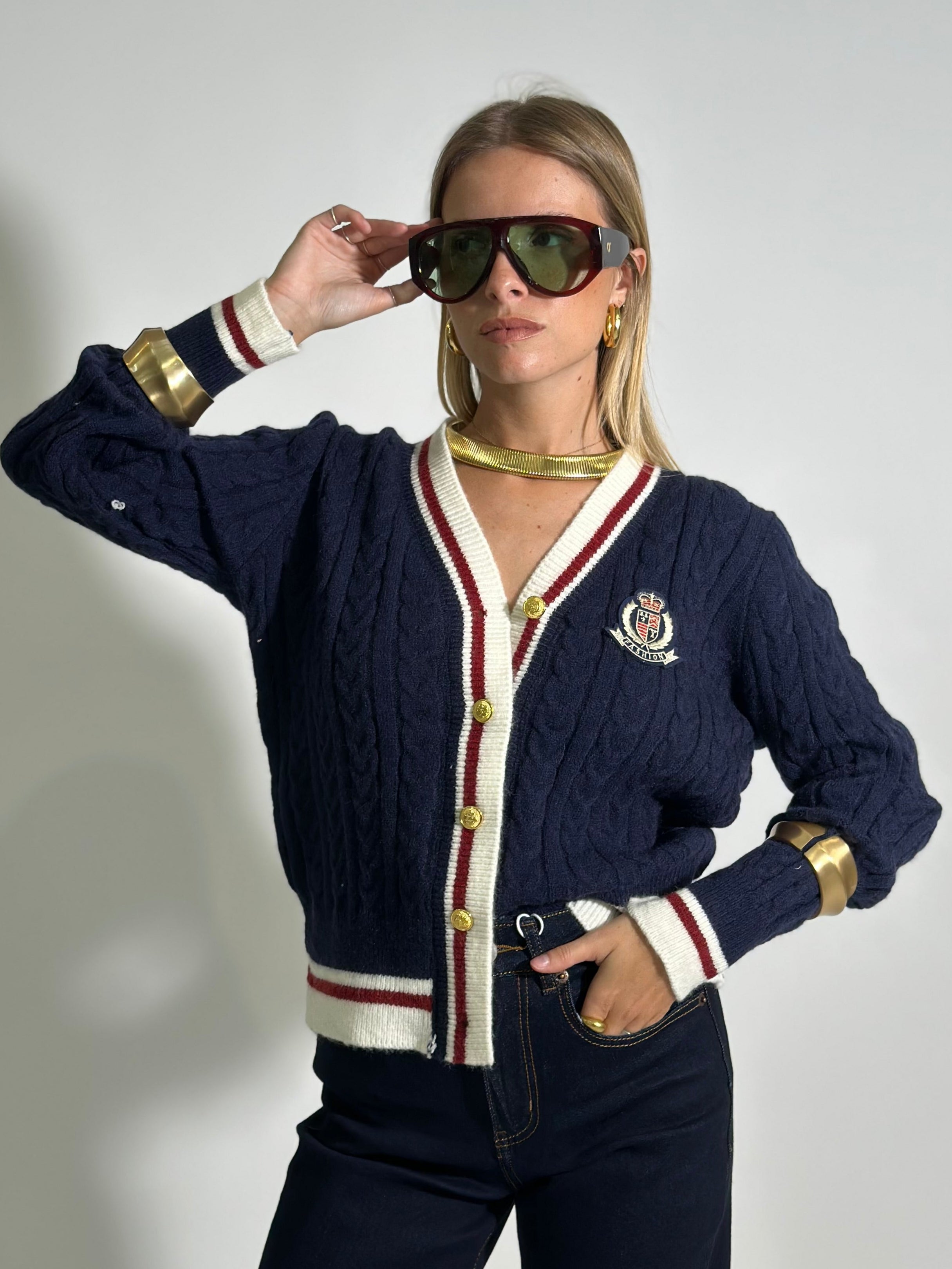 Cardigan 9388 BLU