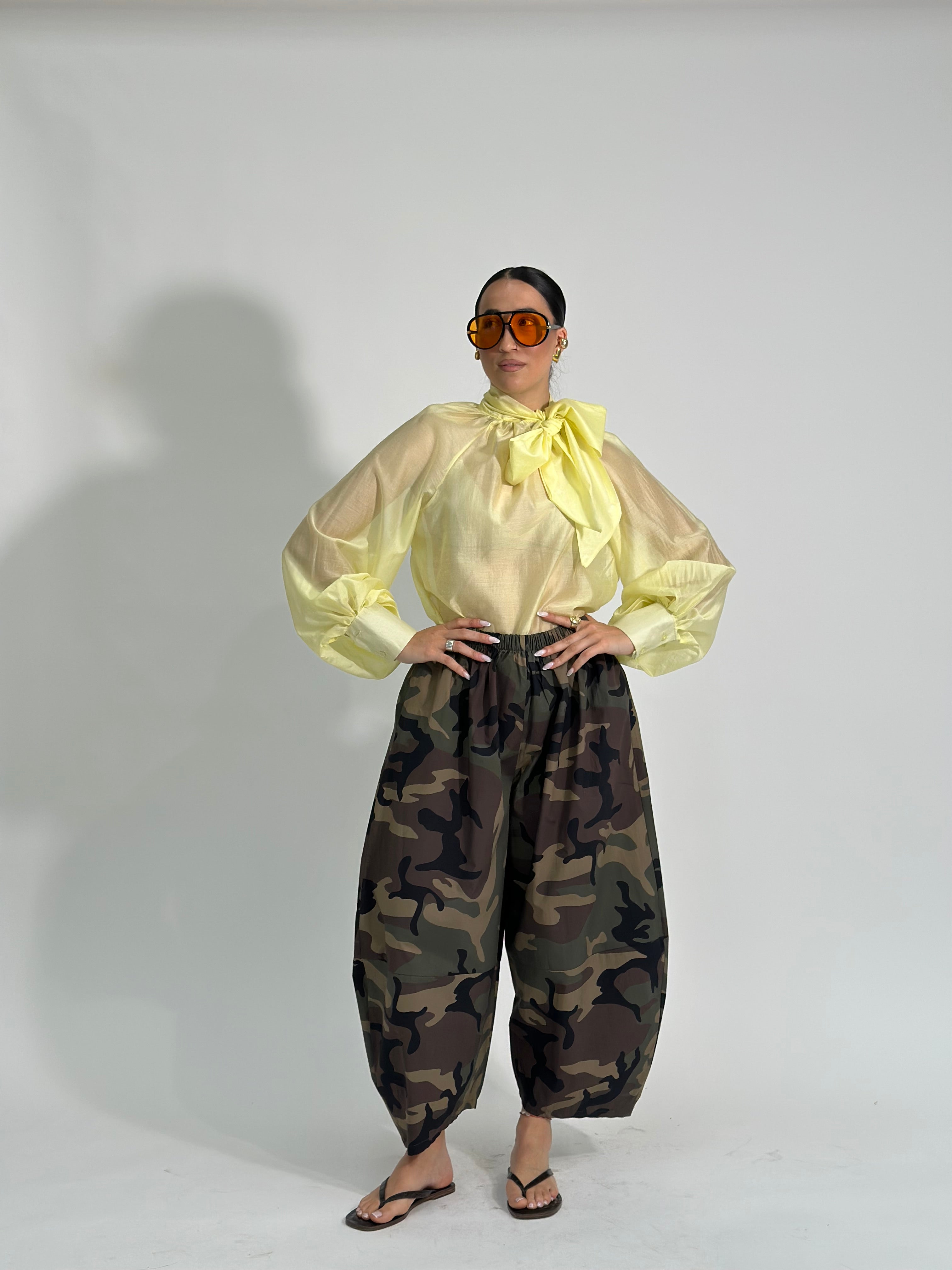 Pantalone baloon mimetico 4957