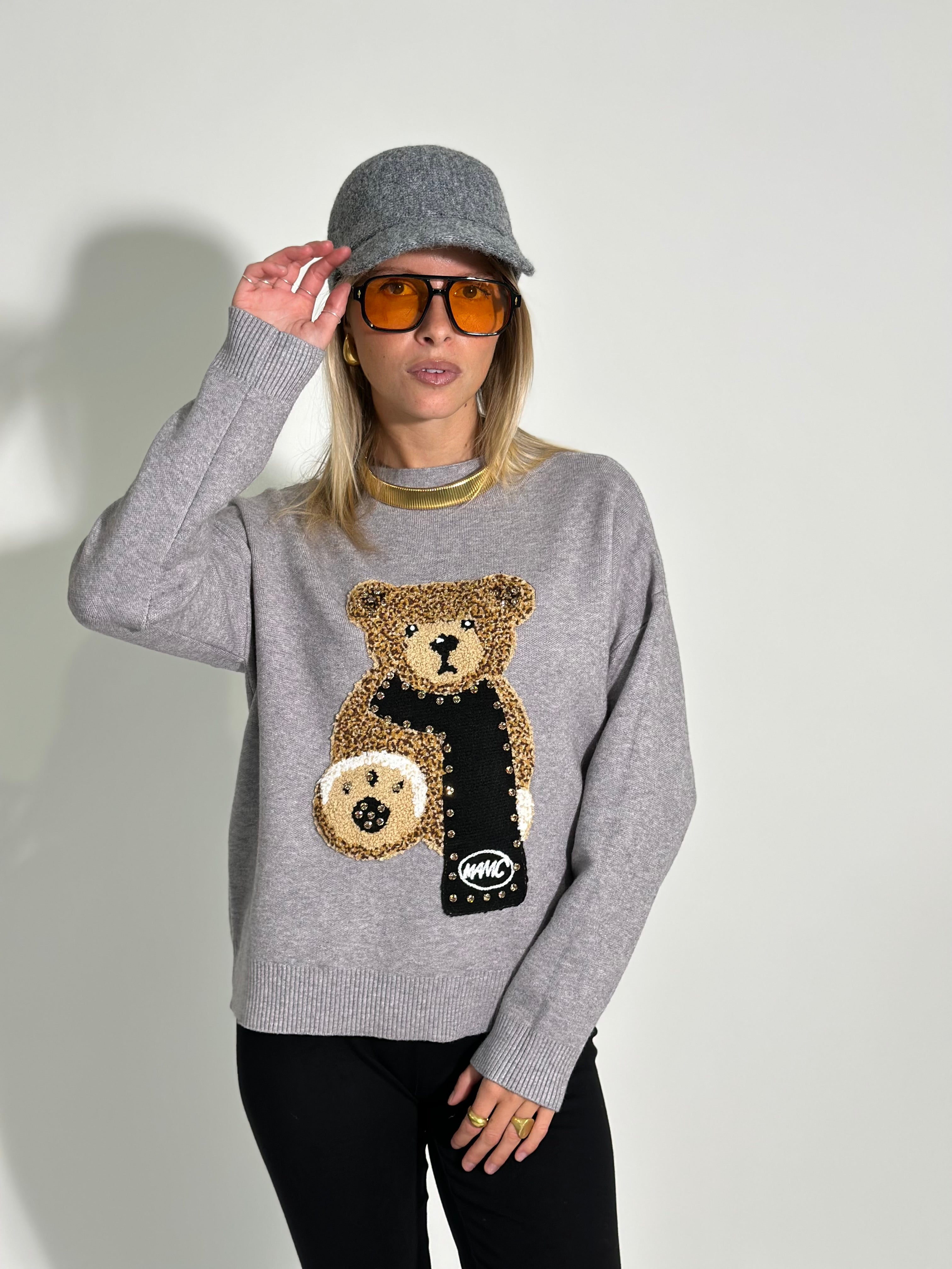 Maglia teddy sciarpa 8089