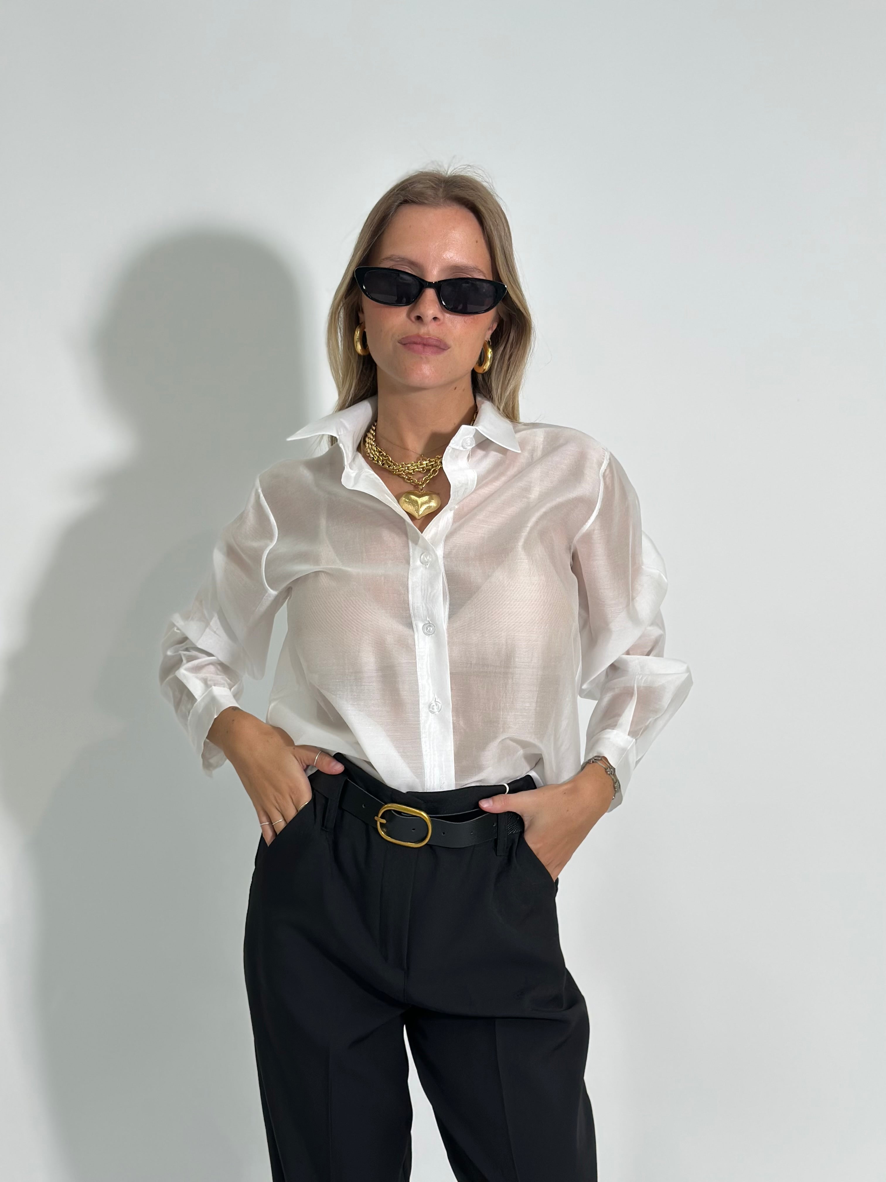 Camicia tencel 7988 BIANCO