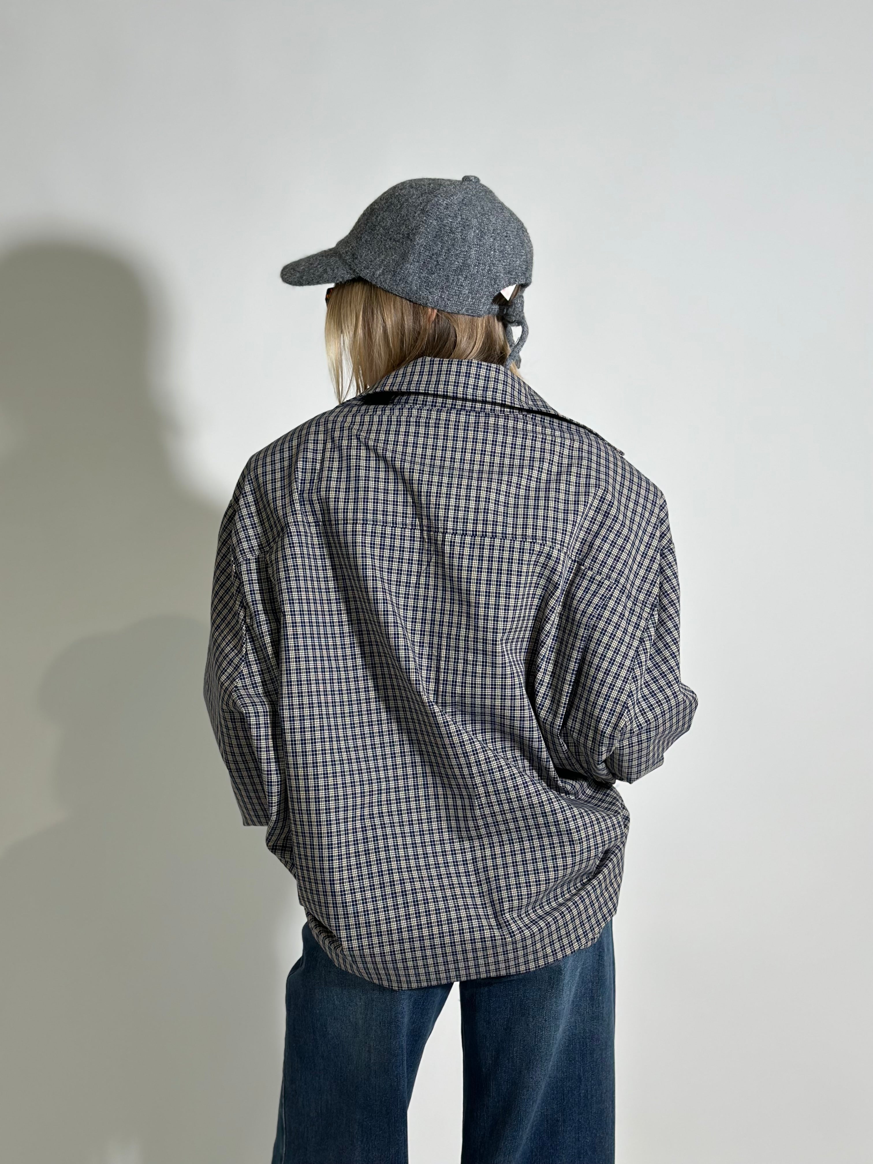 Camicia quadri 19109 BLU