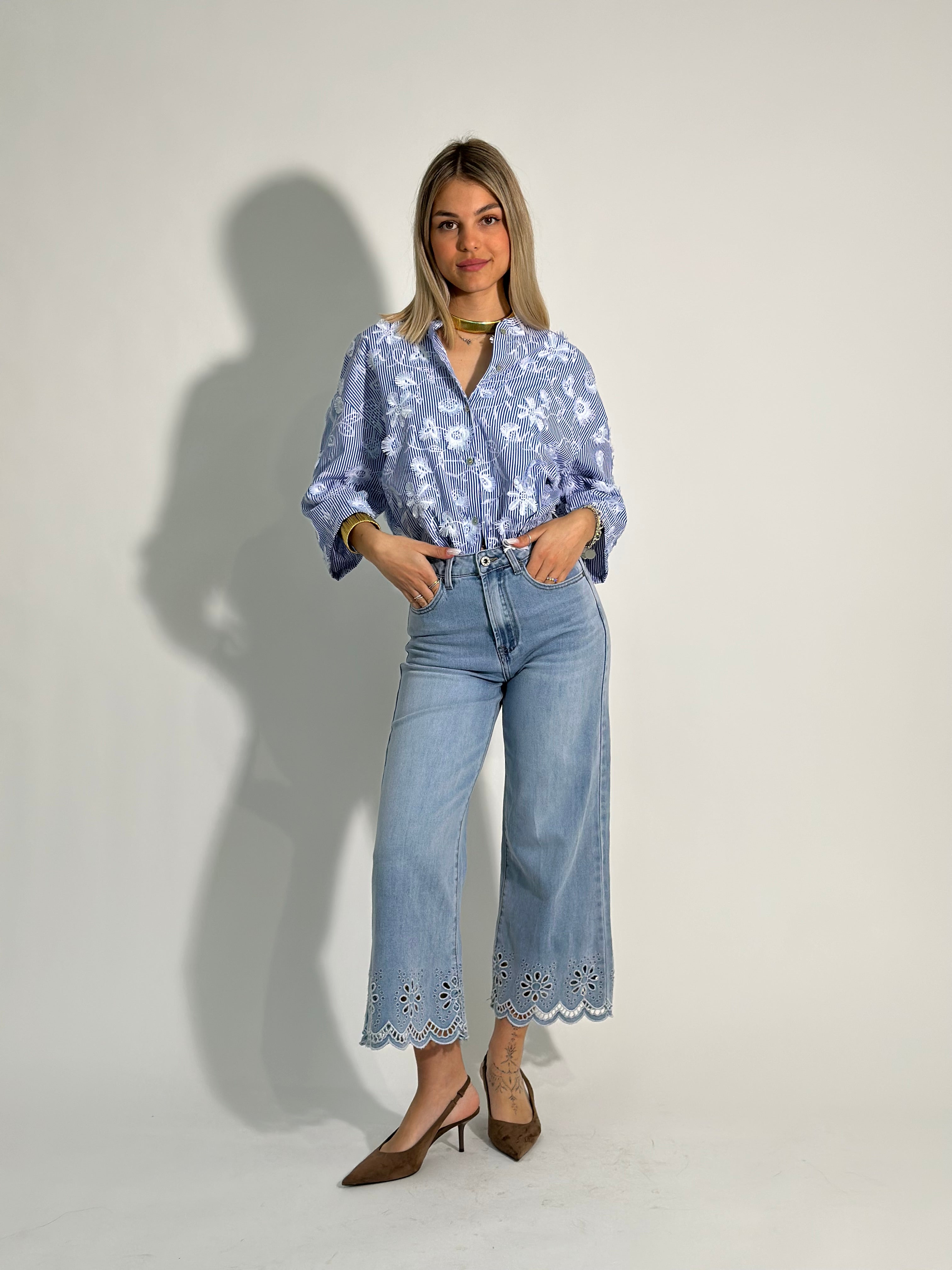 Camicia fiori 93990