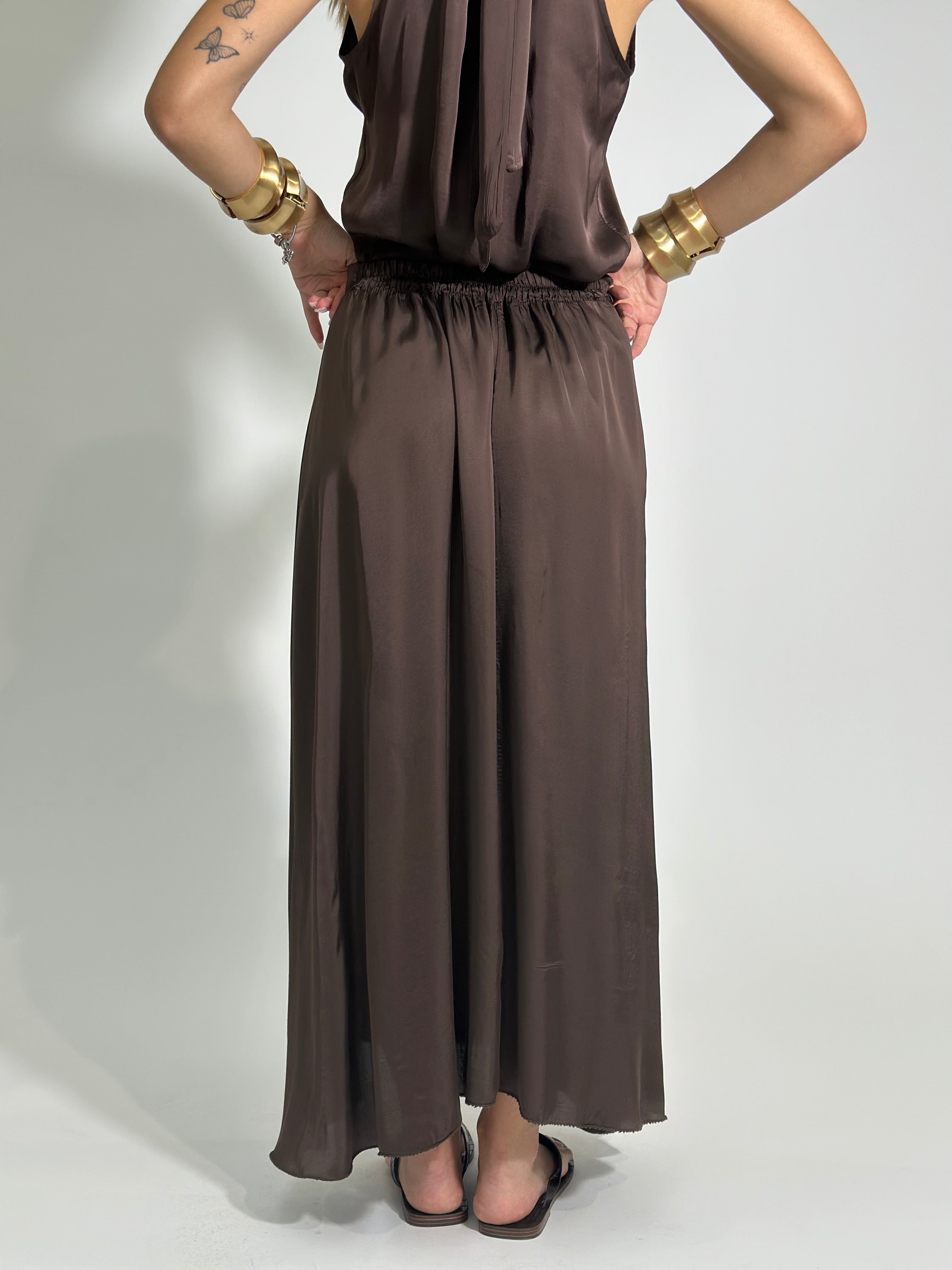 Gonna viscosa 31919 BROWN