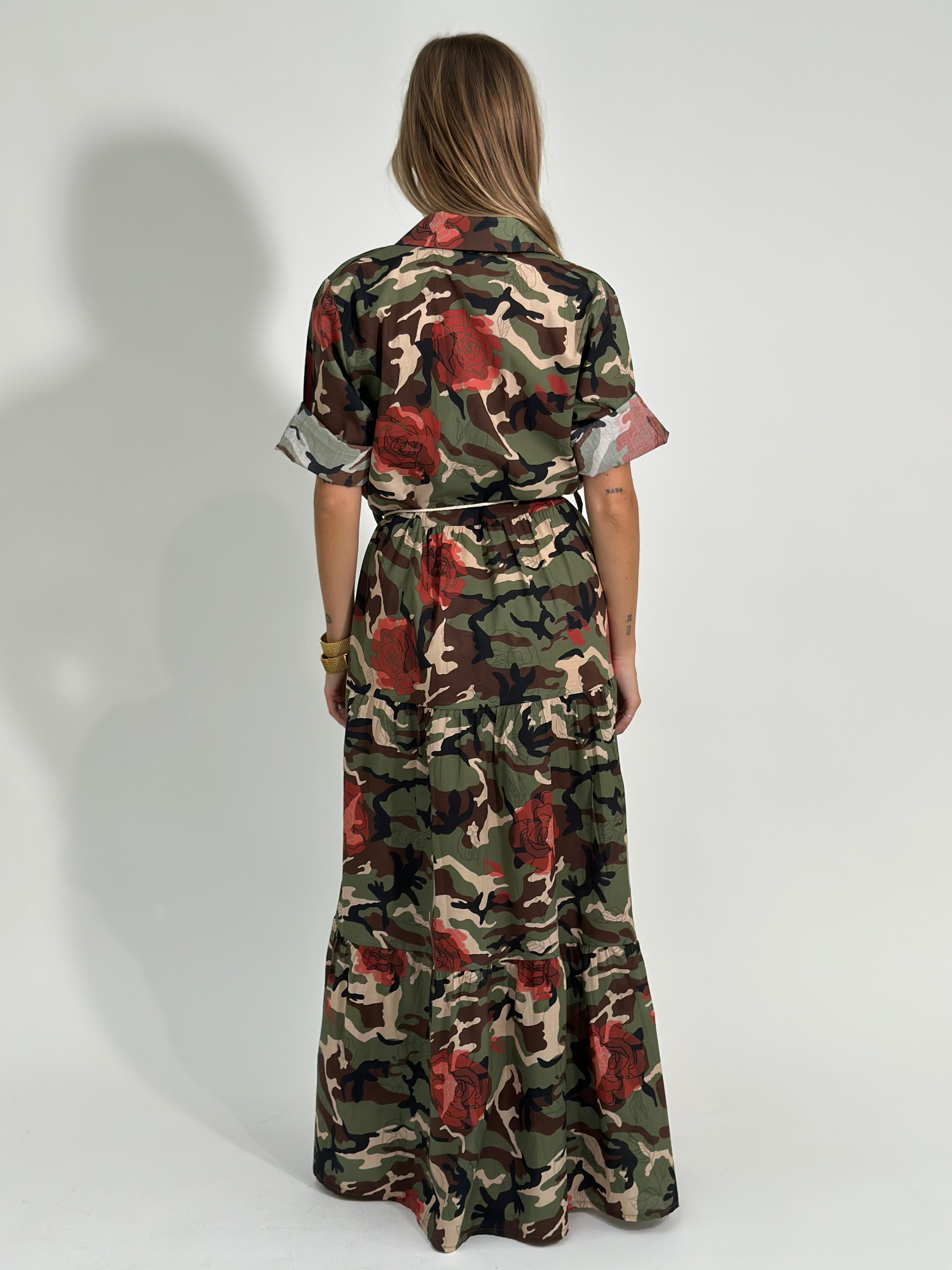 Abito chemisier 1641 CAMOUFLAGE