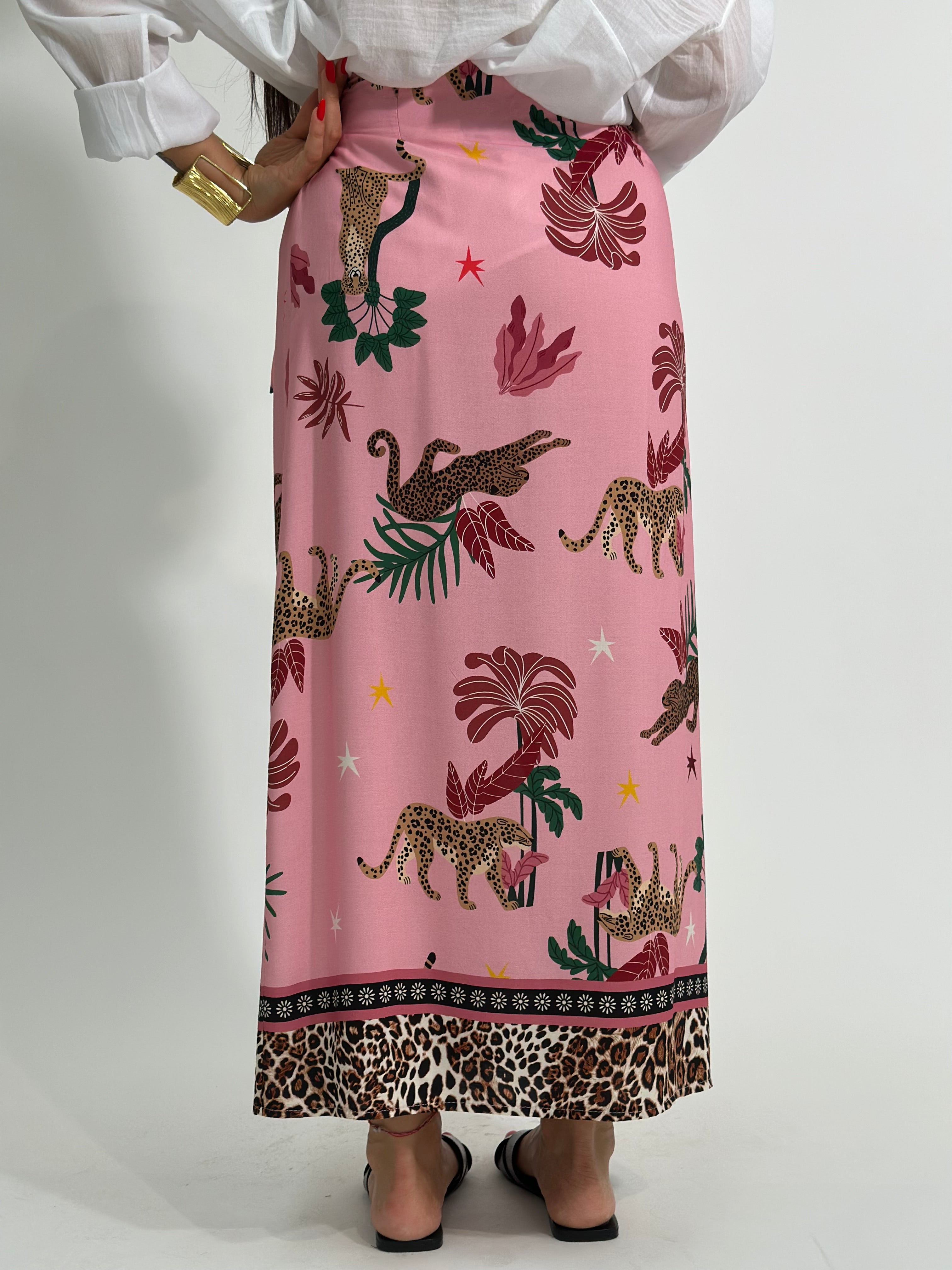 Gonna pareo lunga LEOPARDO 26272