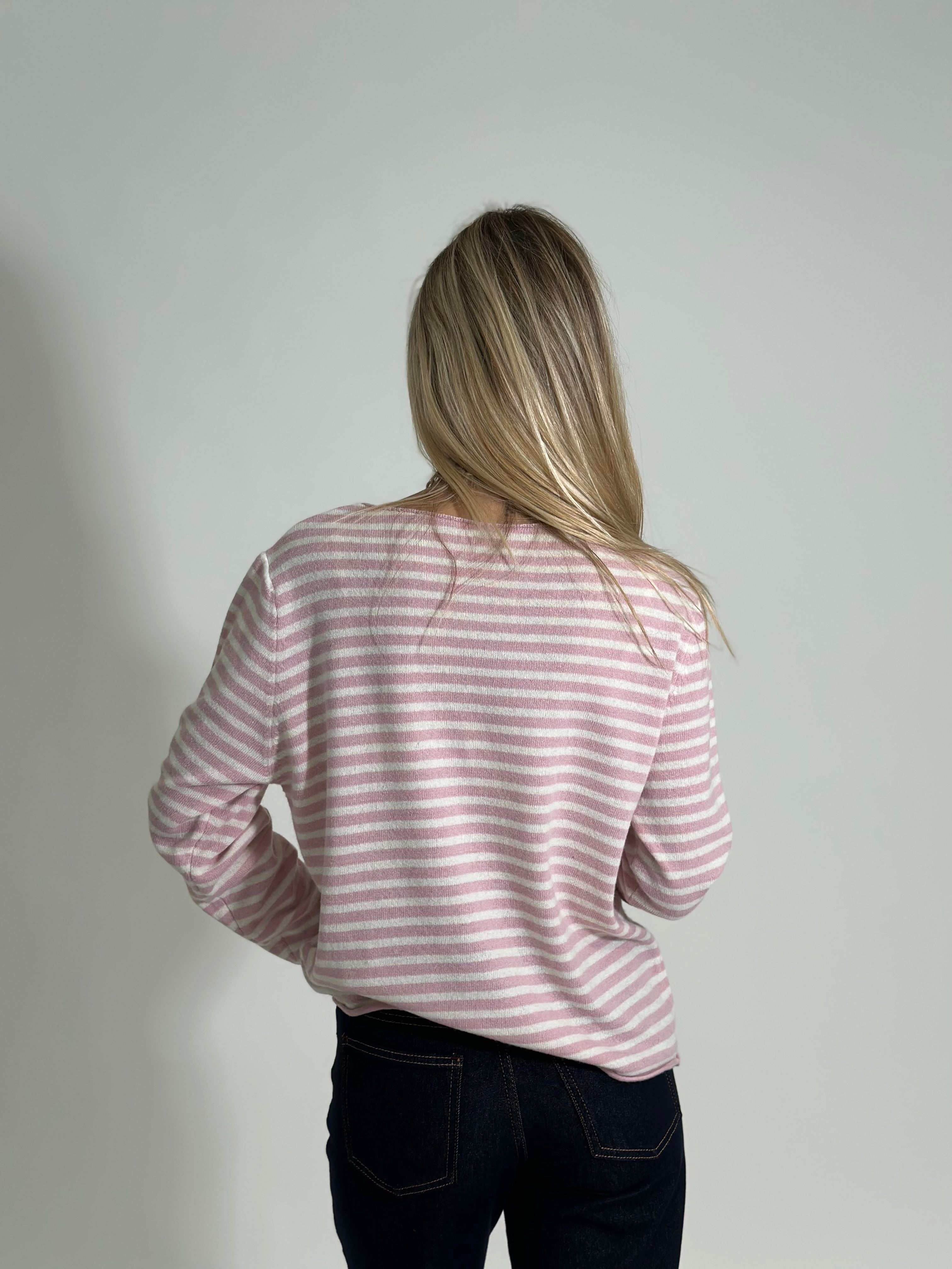 Maglia cashmere blend 6631 ROSA