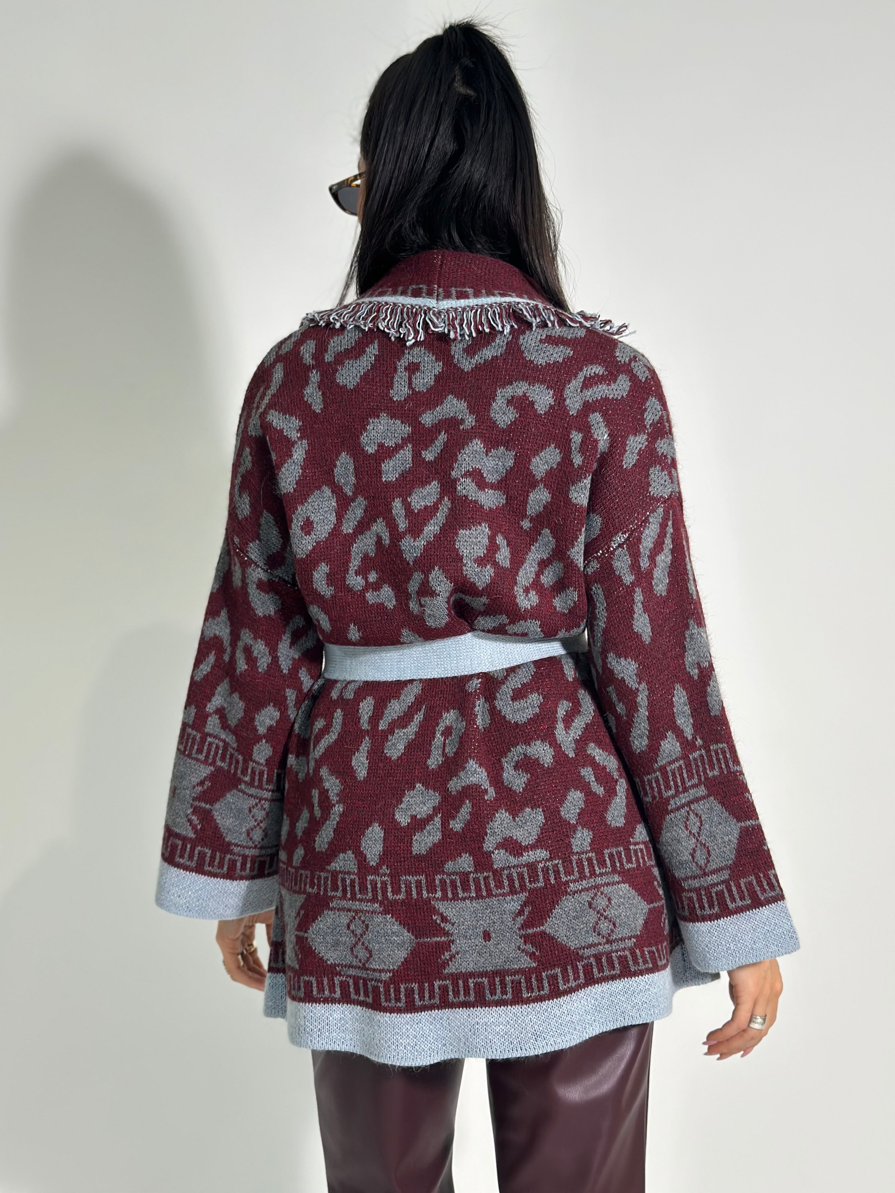 Cardigan frange 1043