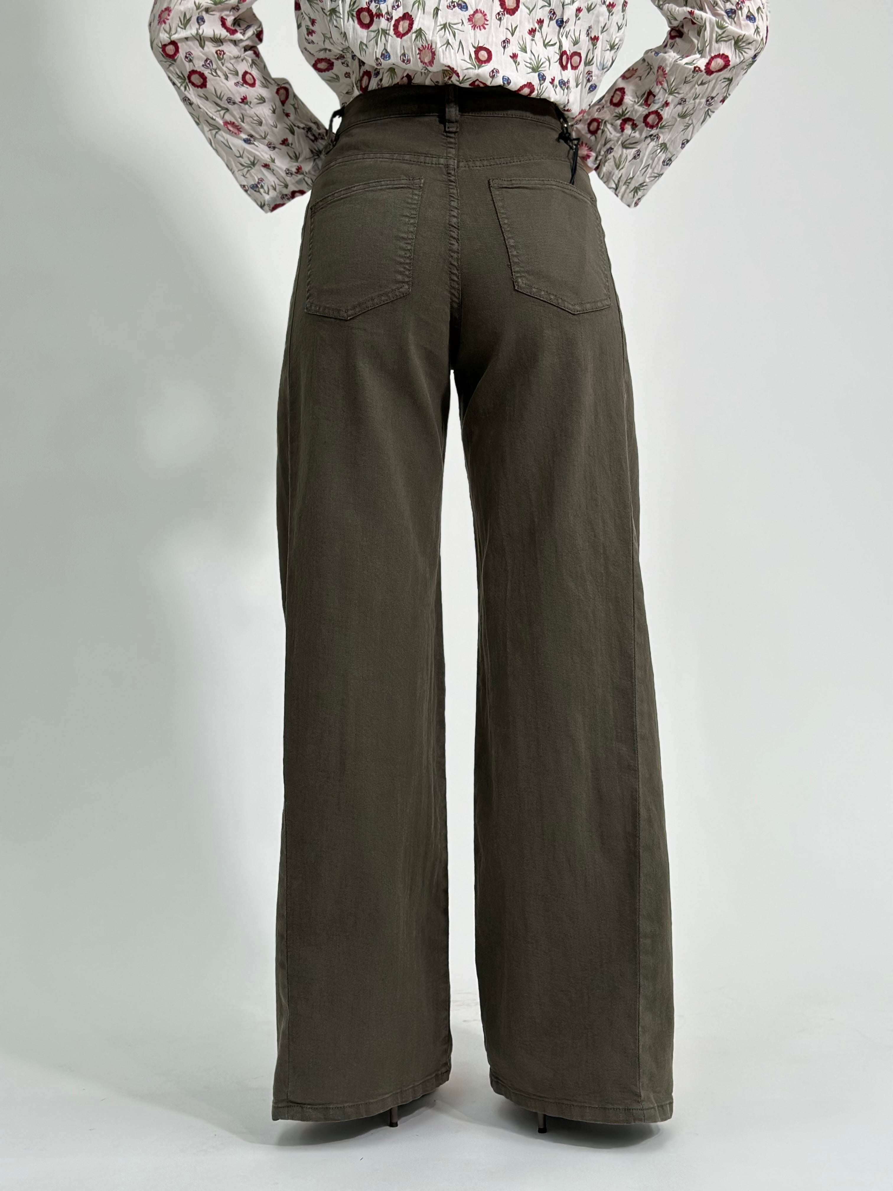 Pantapalazzo denim 9240 VERDE