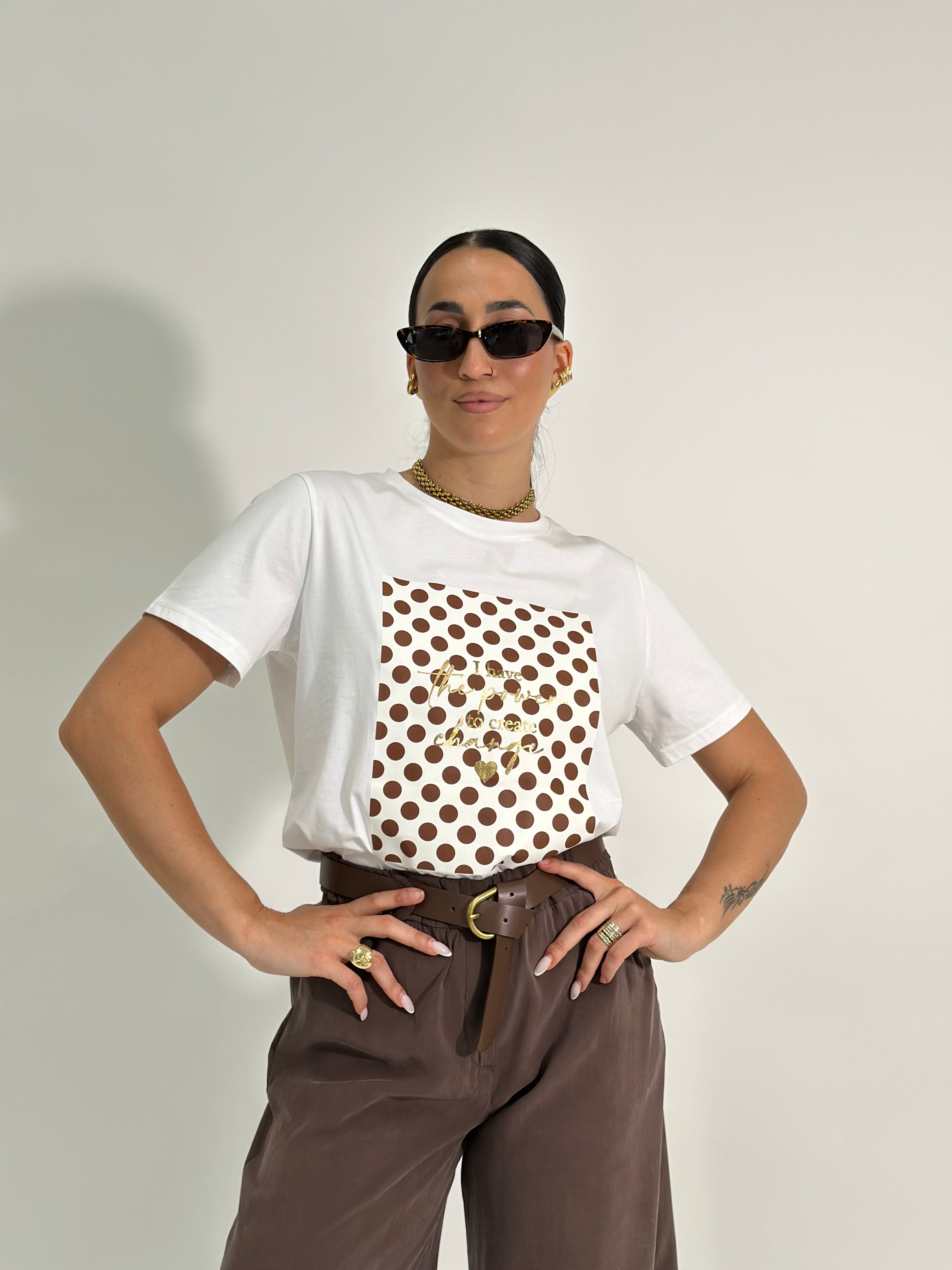 T-shirt pois 1004