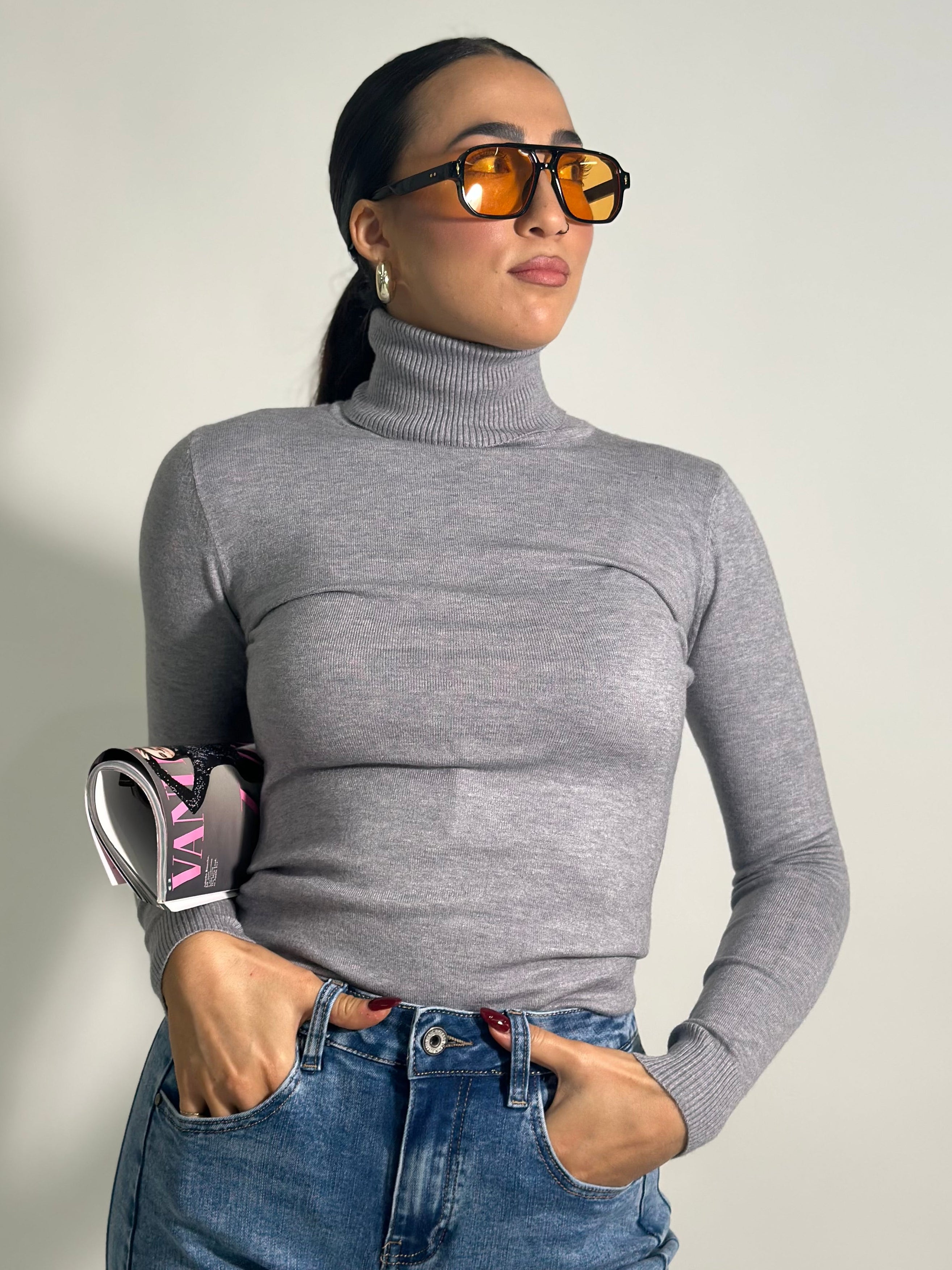 Maglia dolcevita basic