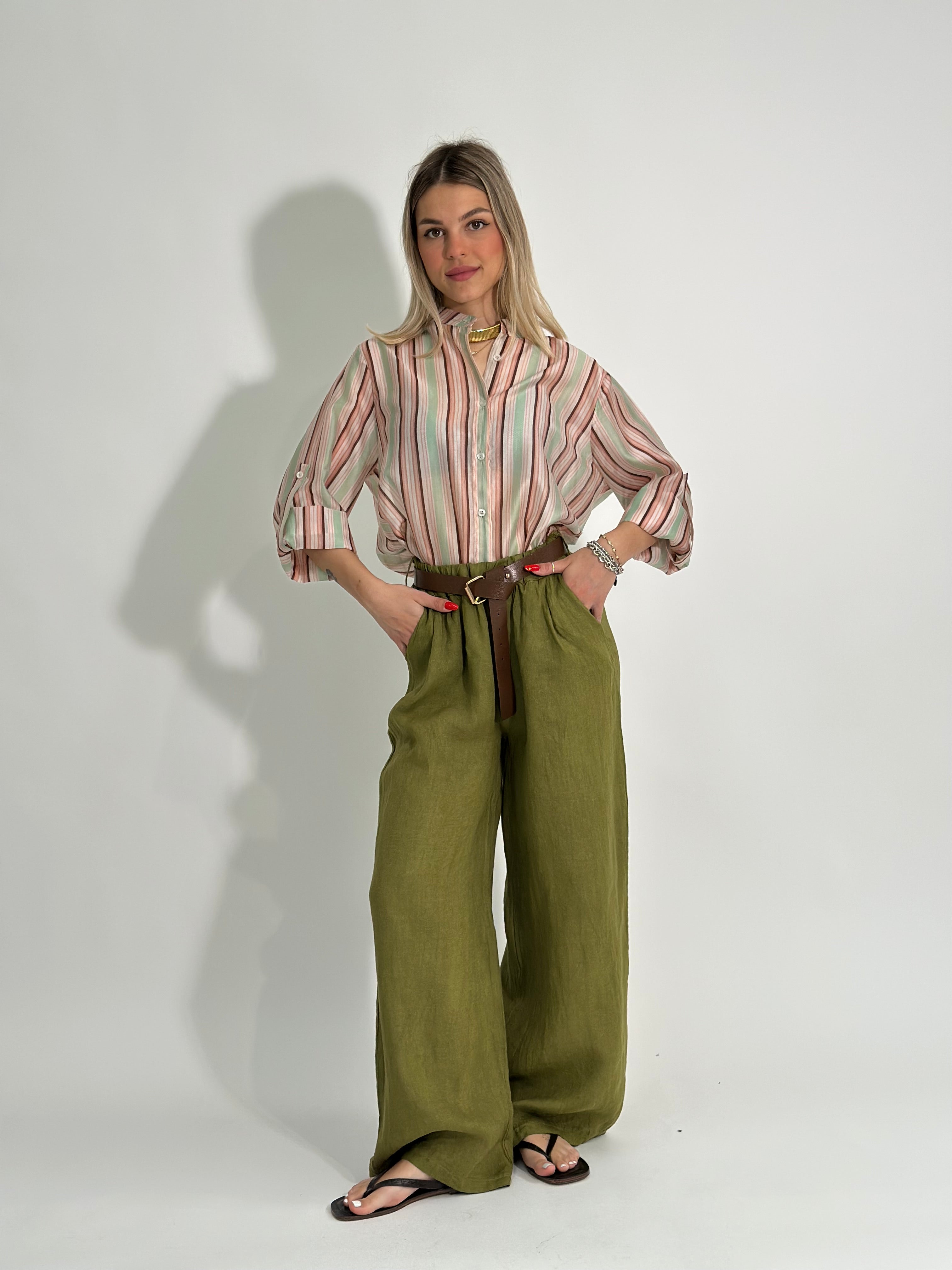 Camicia soft over 5592 ROSA