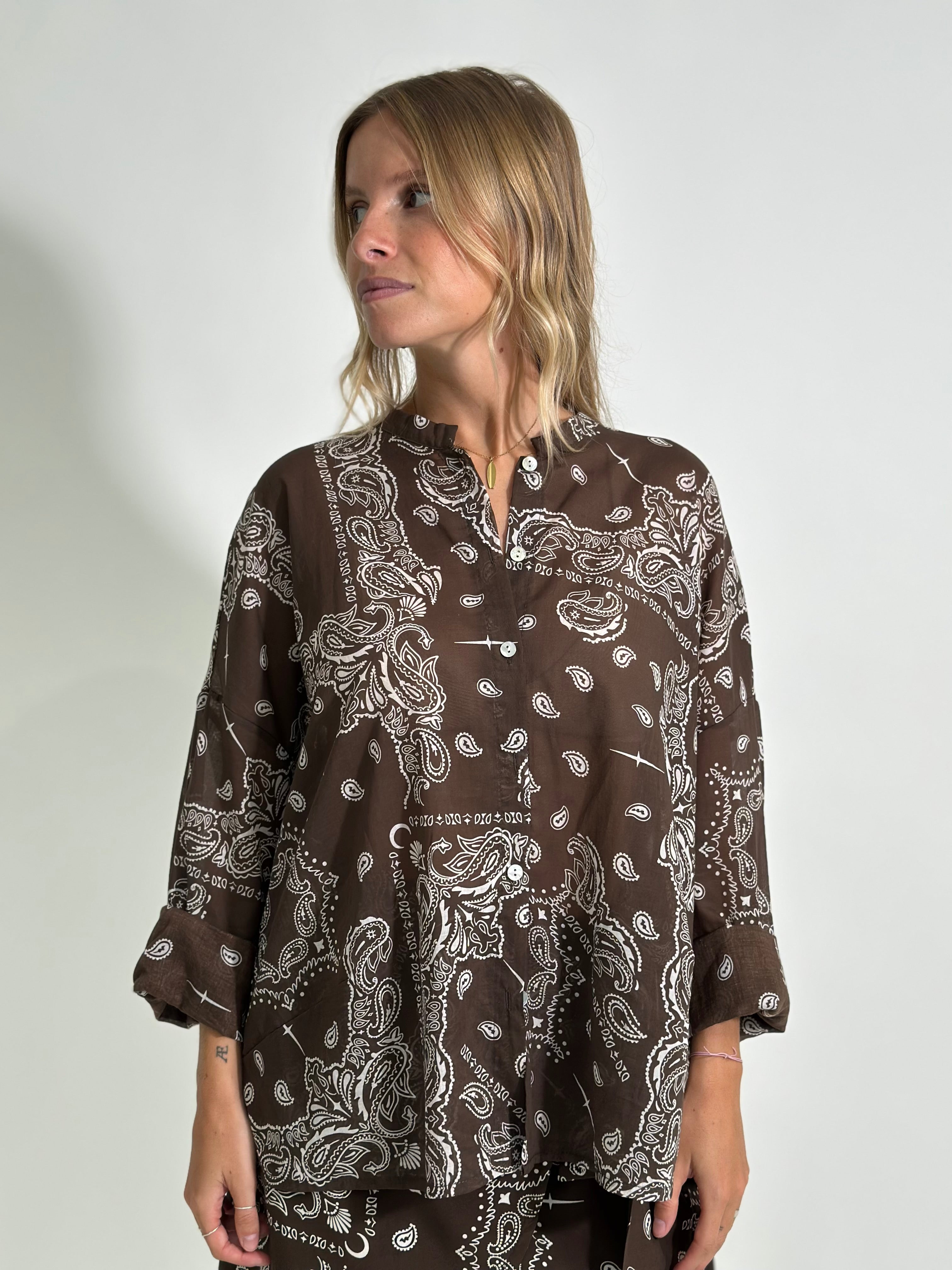Camicia Bandana 21504 MOKA