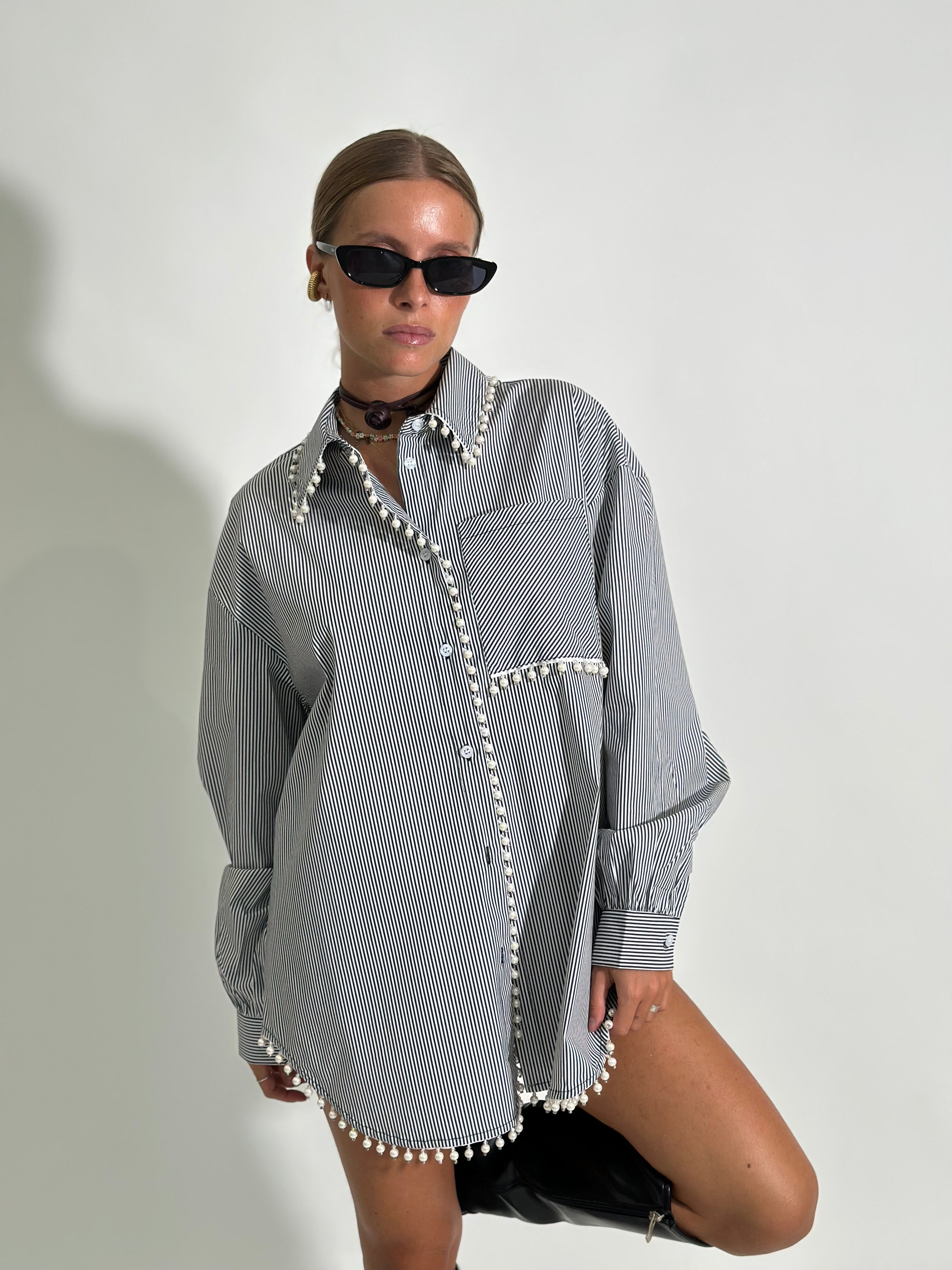 Camicia perla AL0022