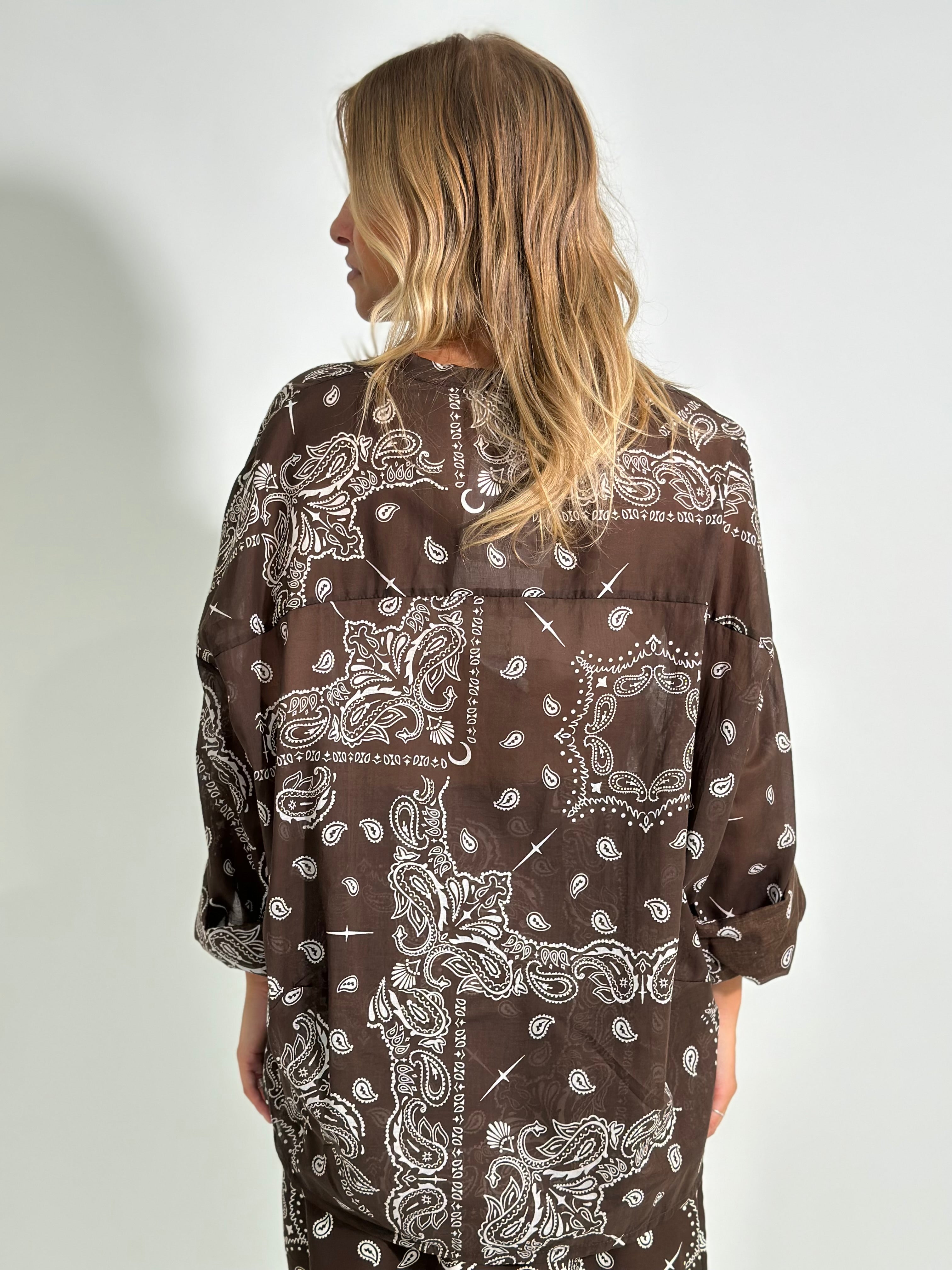 Camicia Bandana 21504 MOKA