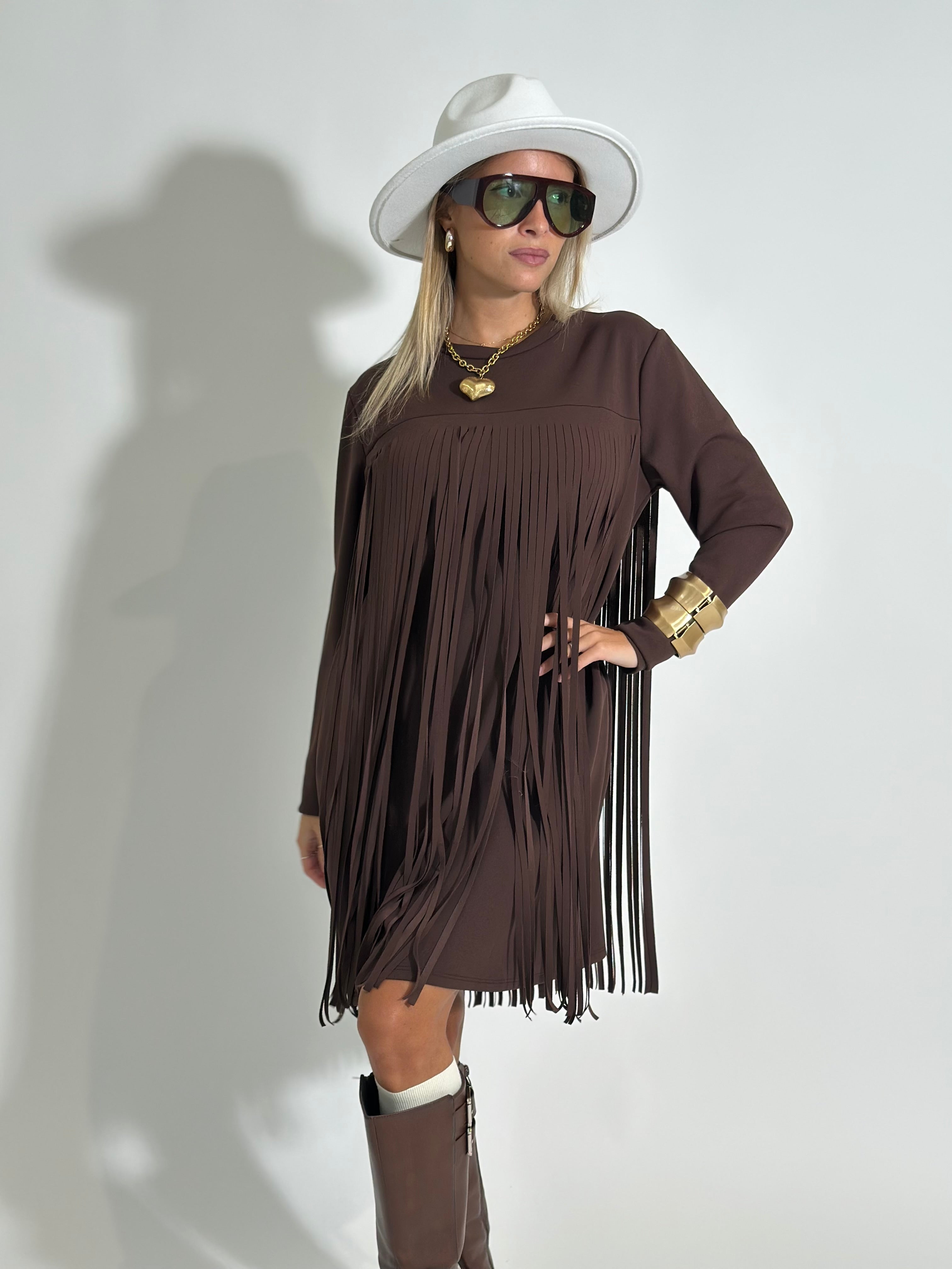 Abito frange 55808 MORO
