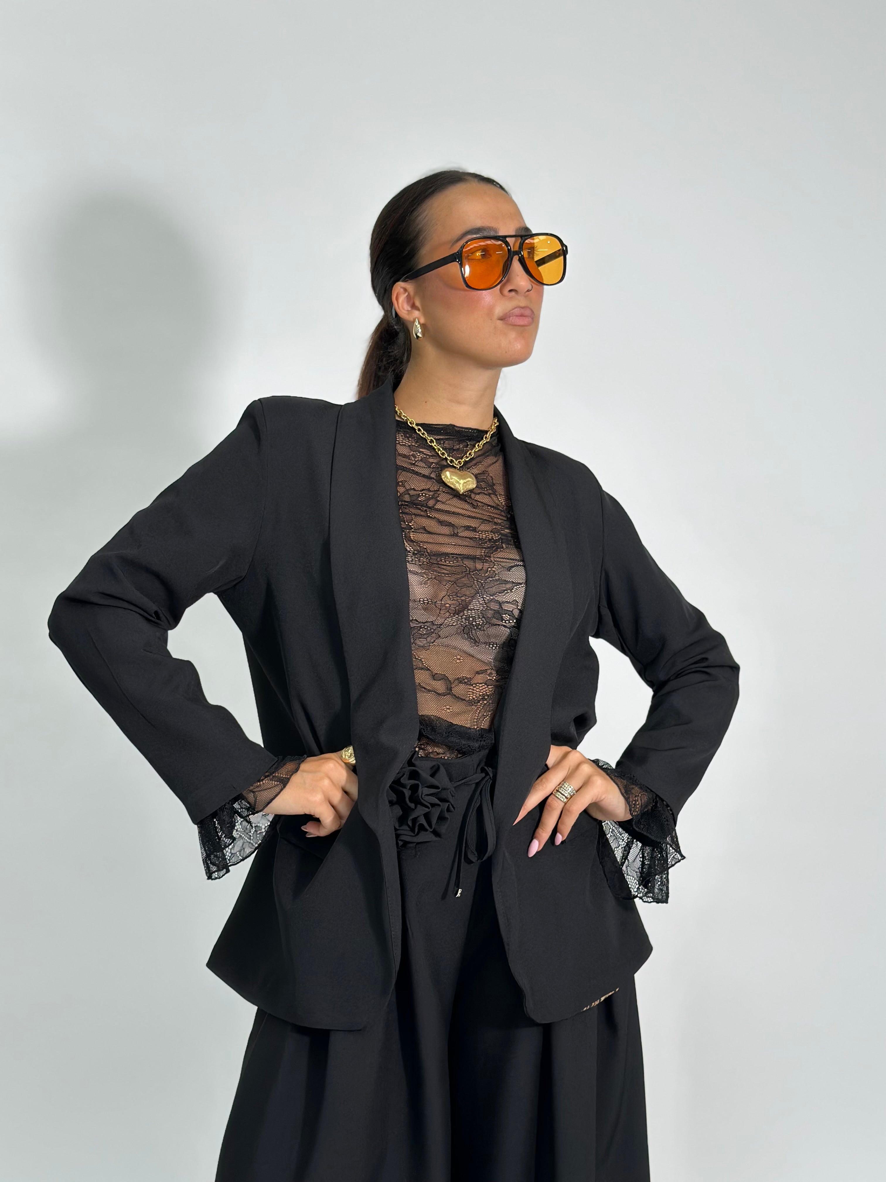 Giacca reverse mac 25623 NERO