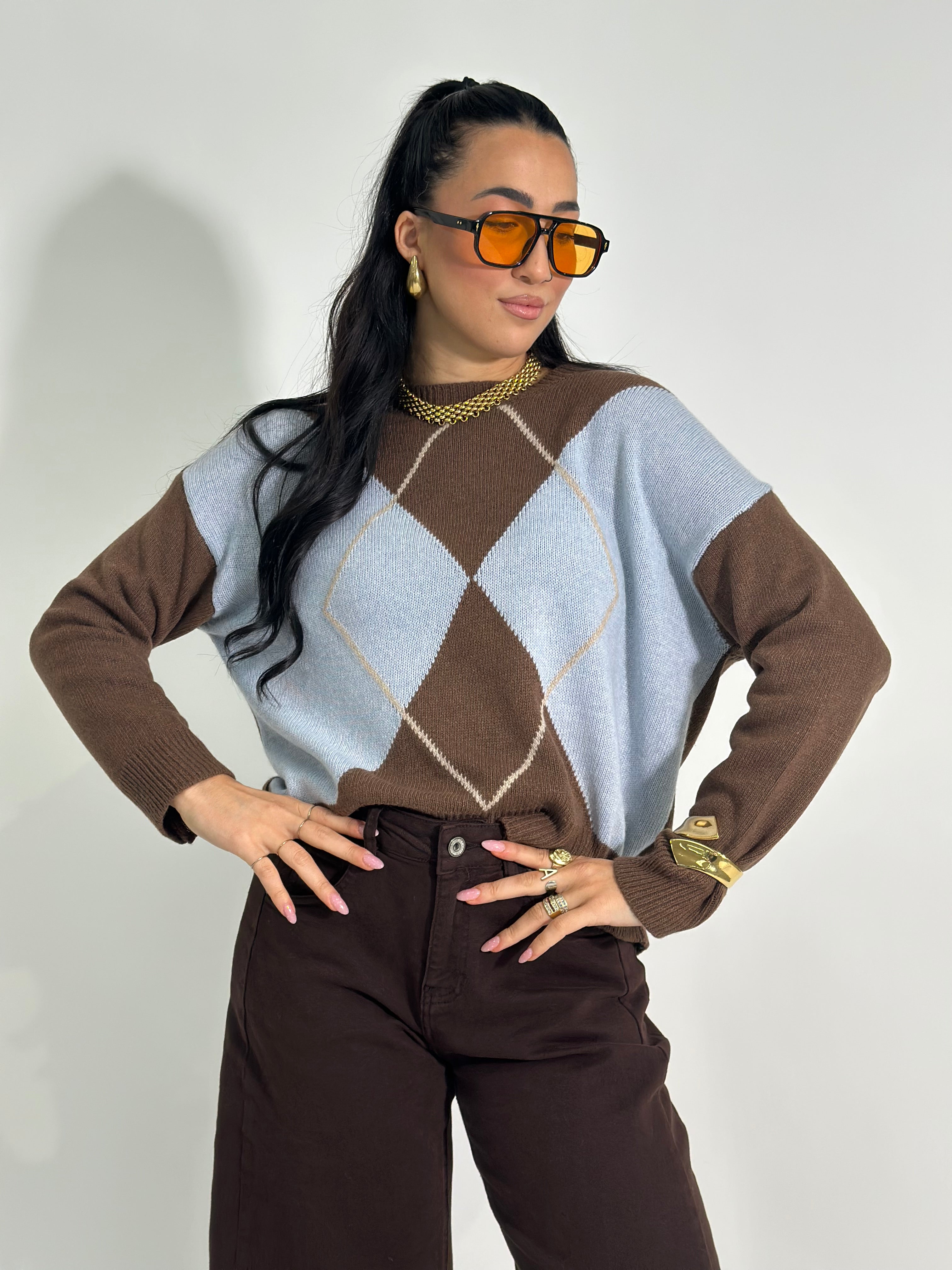 Maglia geo 6665 MORO