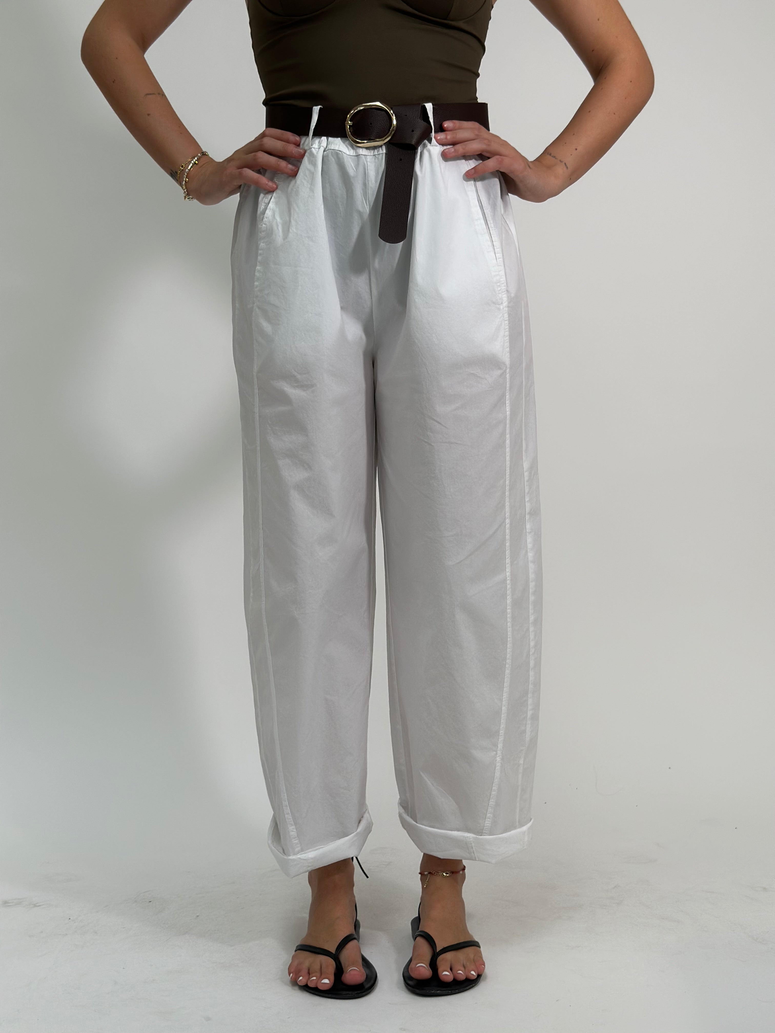 Pantalone baloon 1560 BIANCO