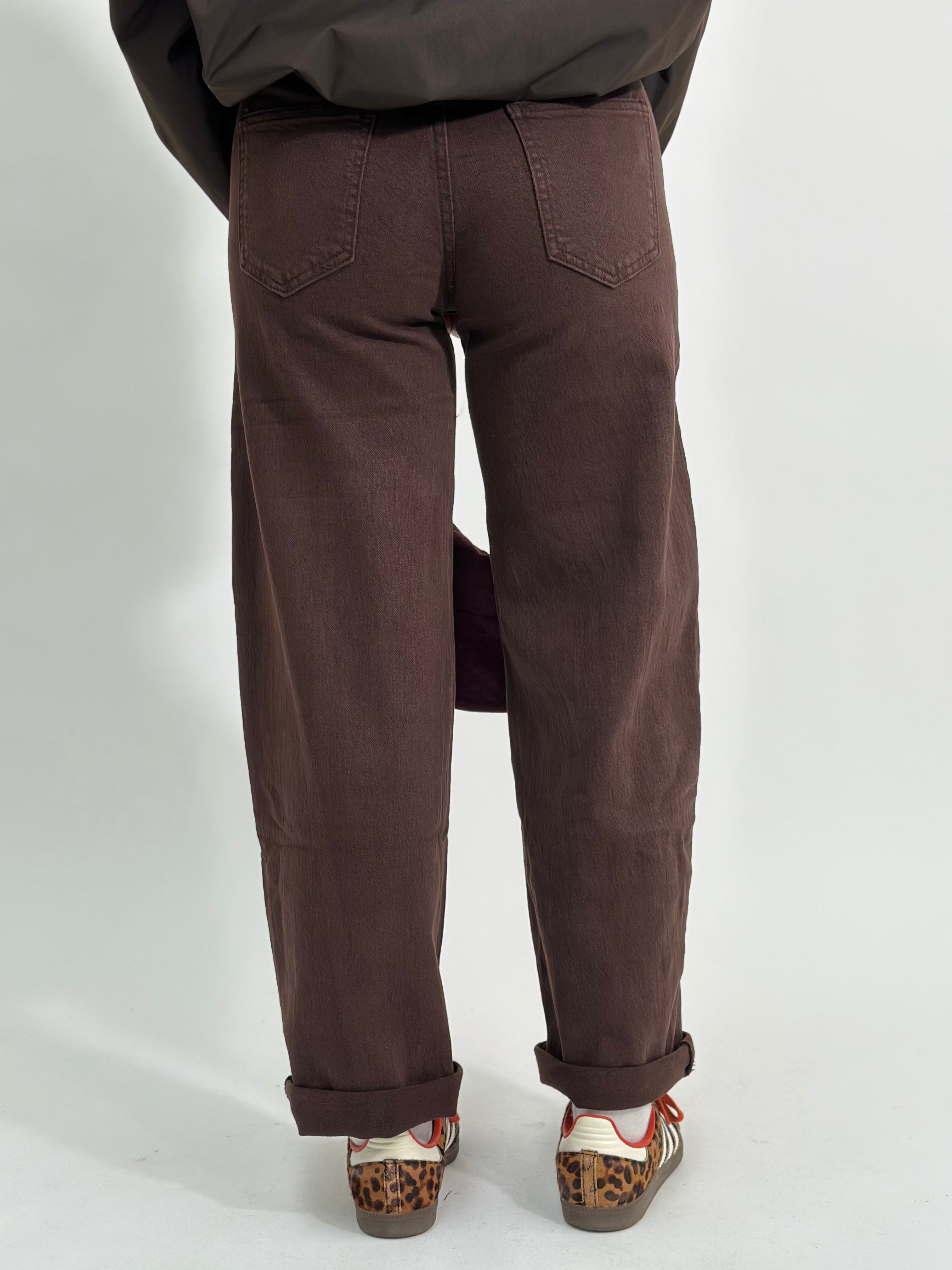 Jeans Baloon ciocco L1235