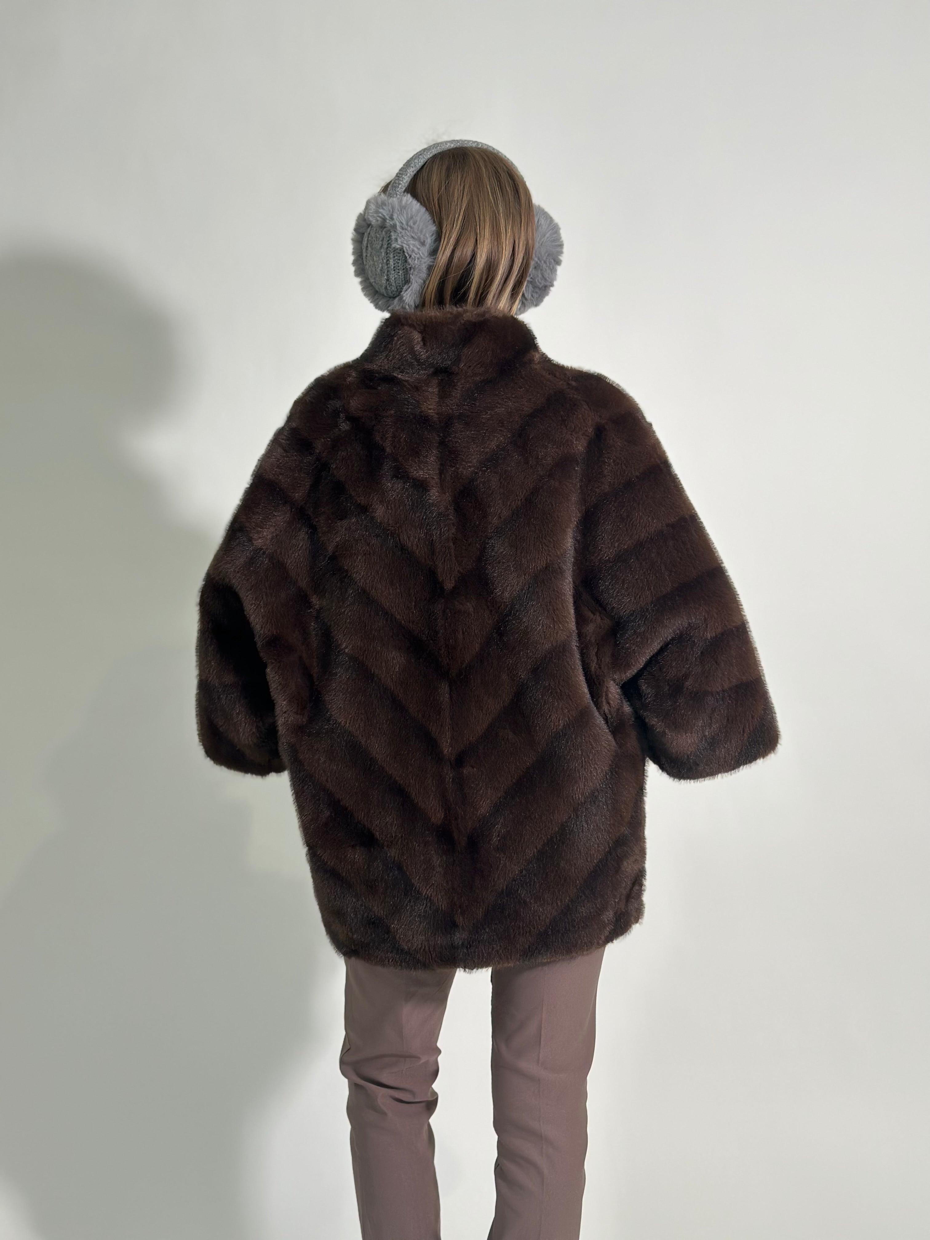 Pelliccia maniche 3/4 MF15