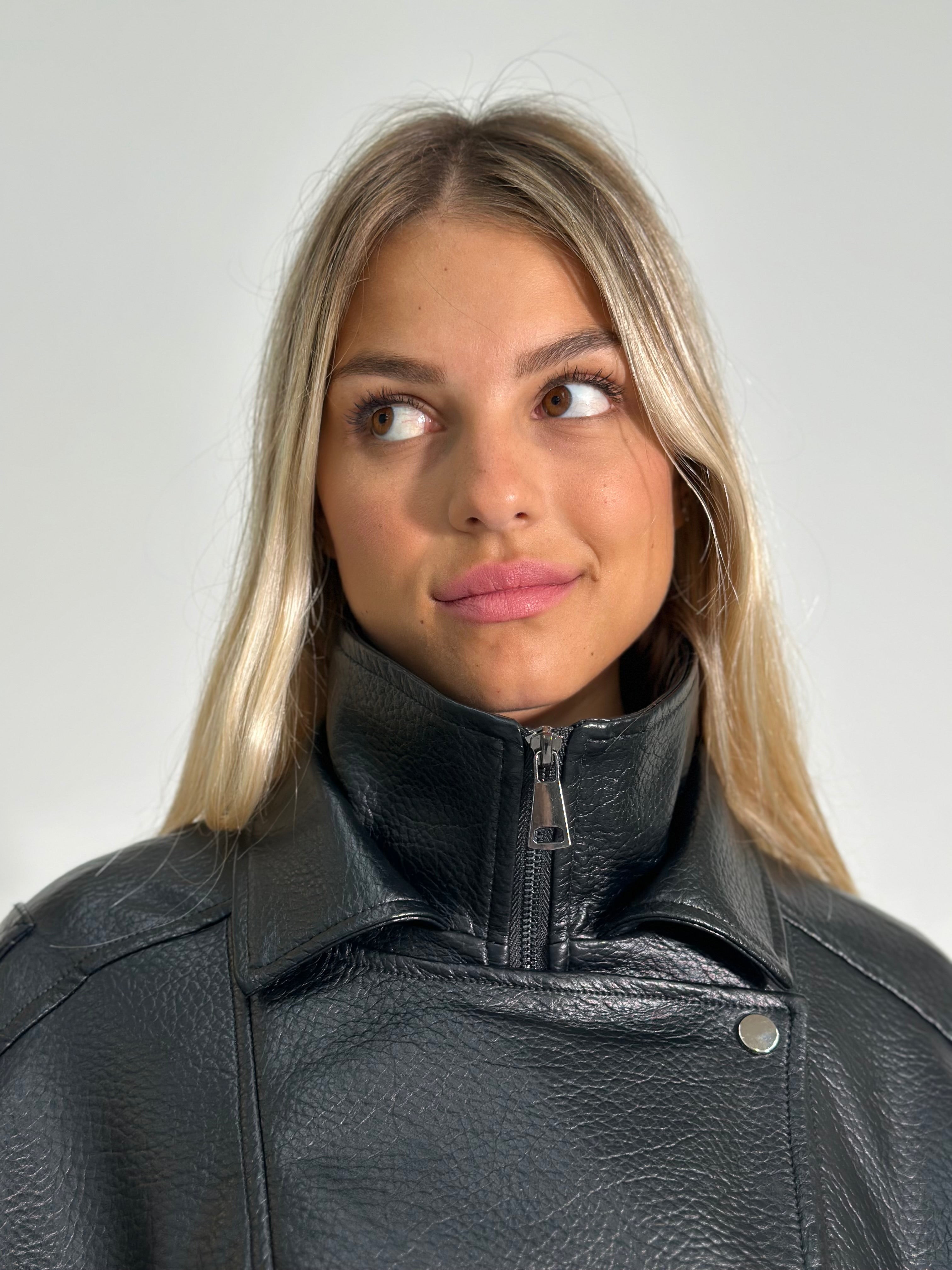 Giacca bomber 2898 NERO