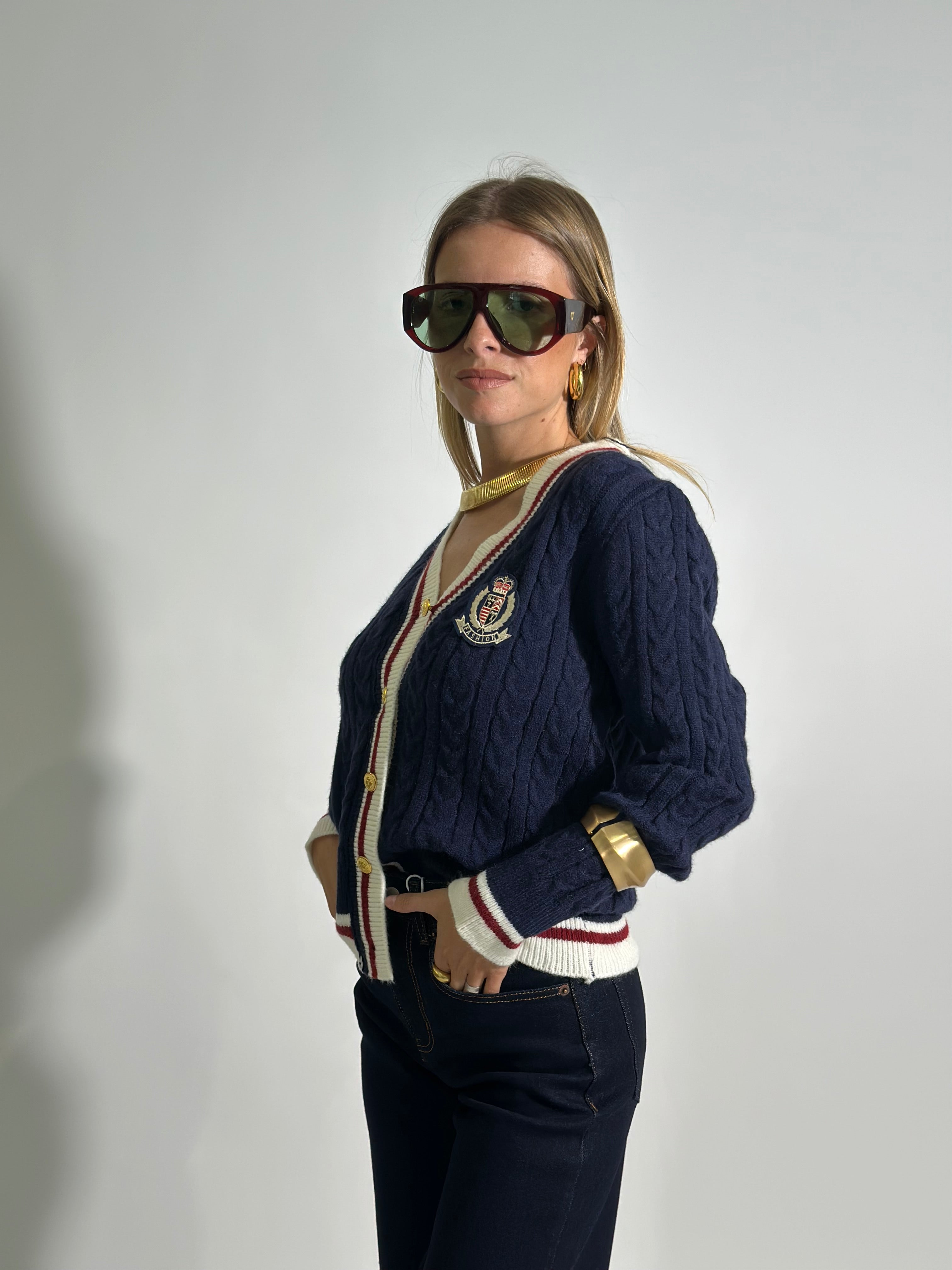 Cardigan 9388 BLU