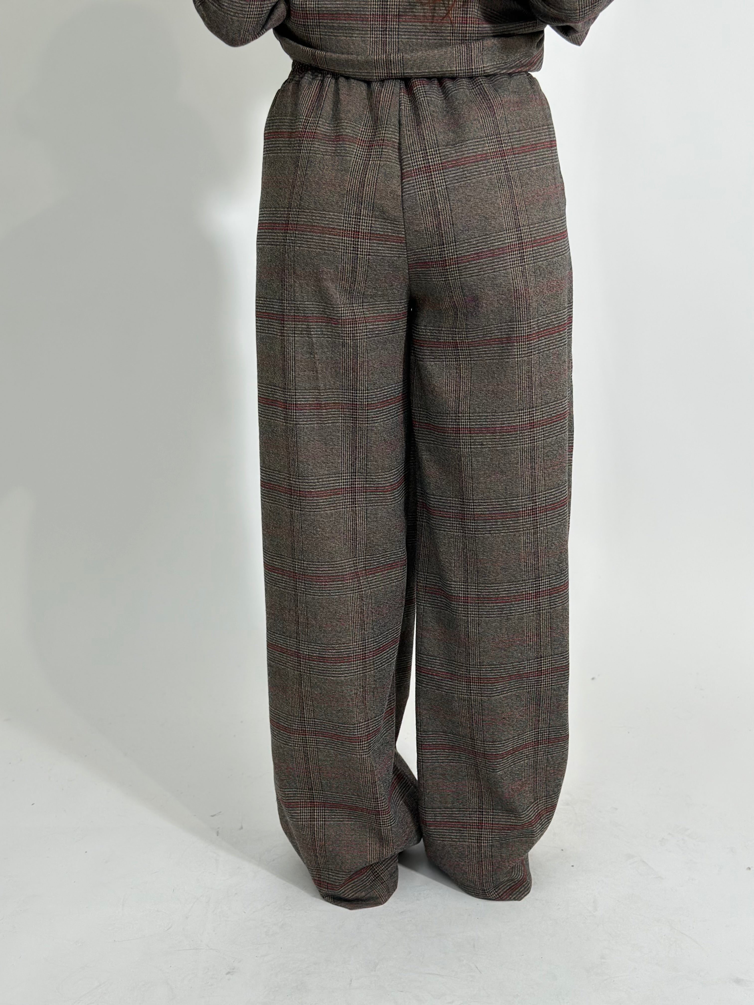 Pantalone check 23448 MORO