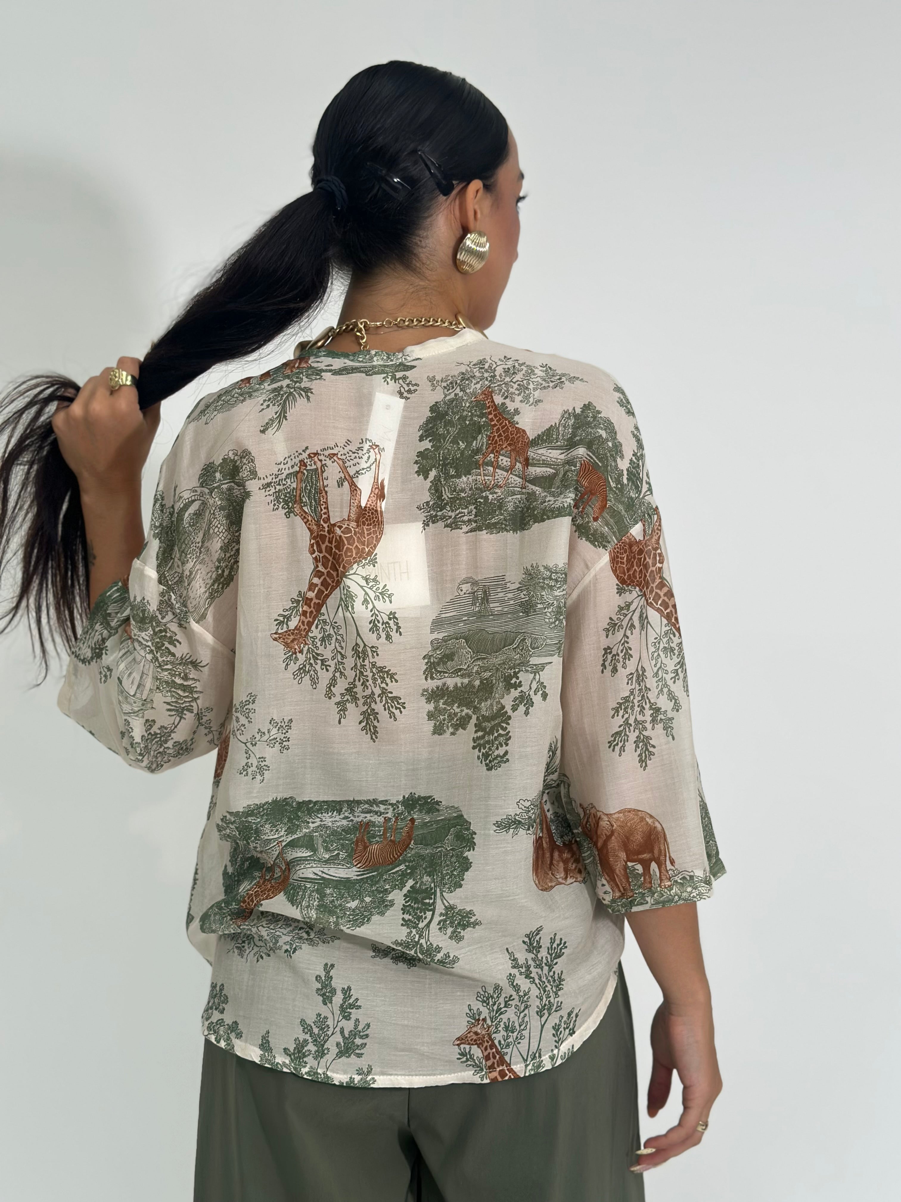 Camicia misto seta 9577