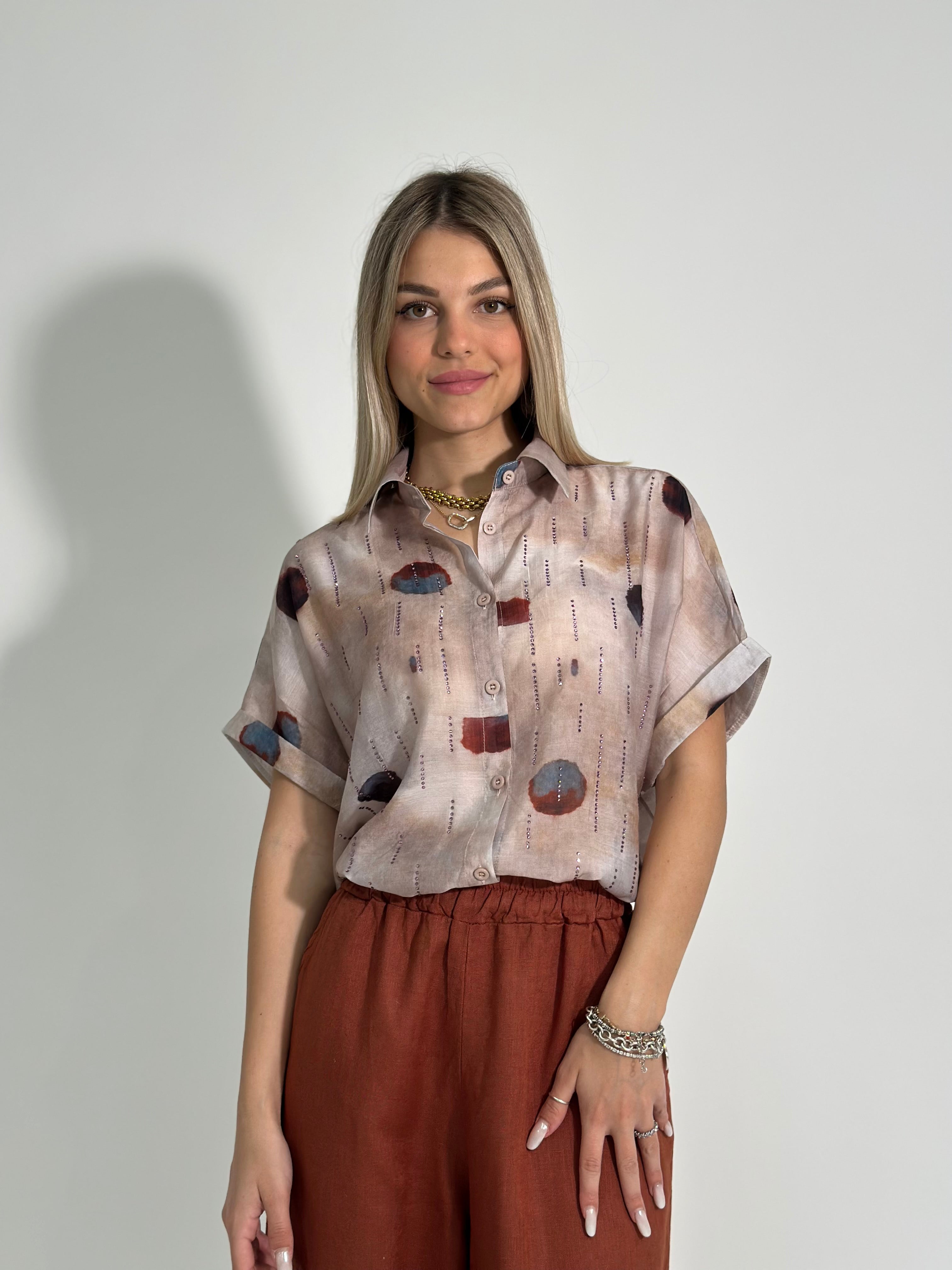 Camicia strass 828-5