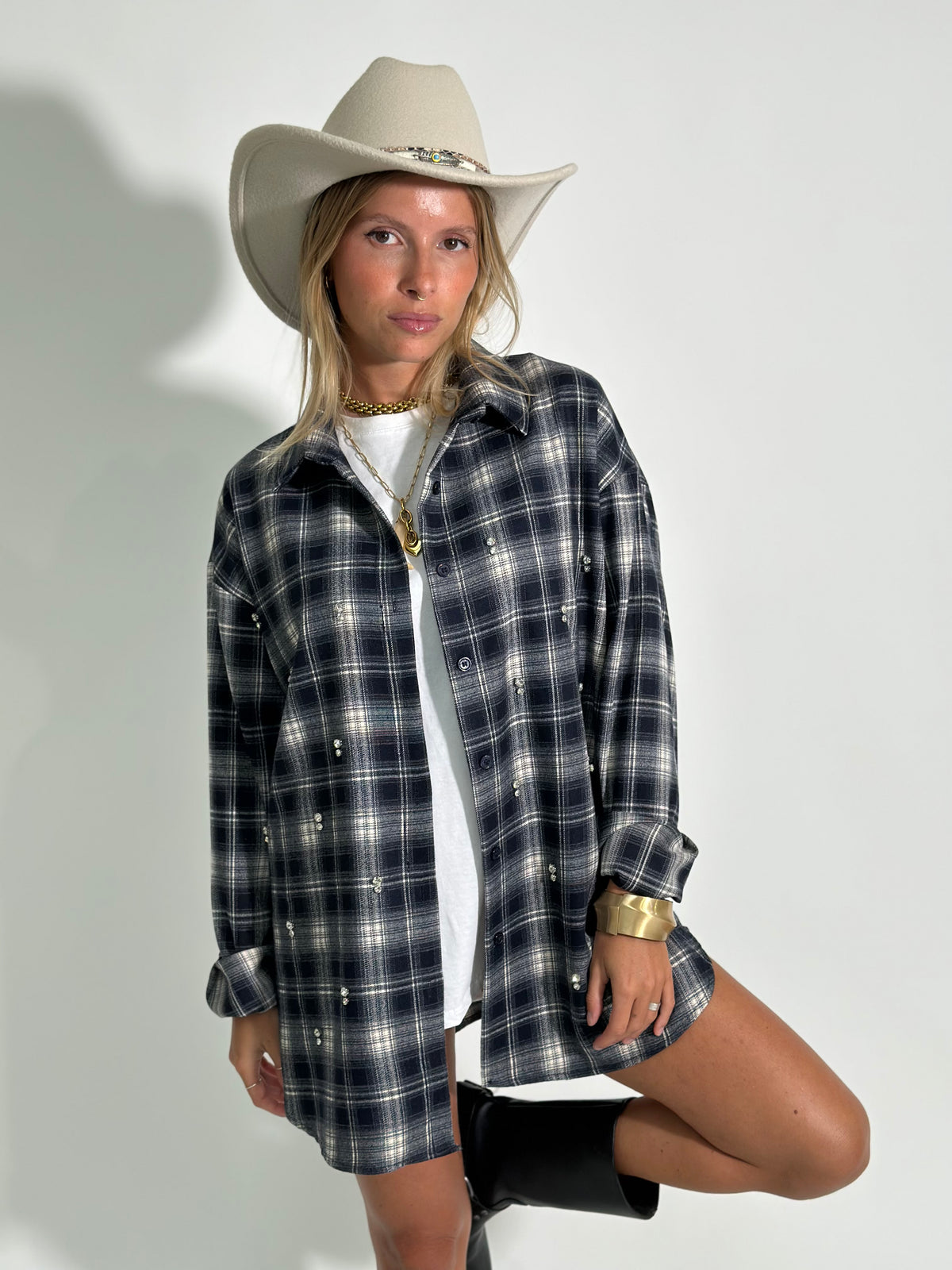 Camicia check gioiello 16277