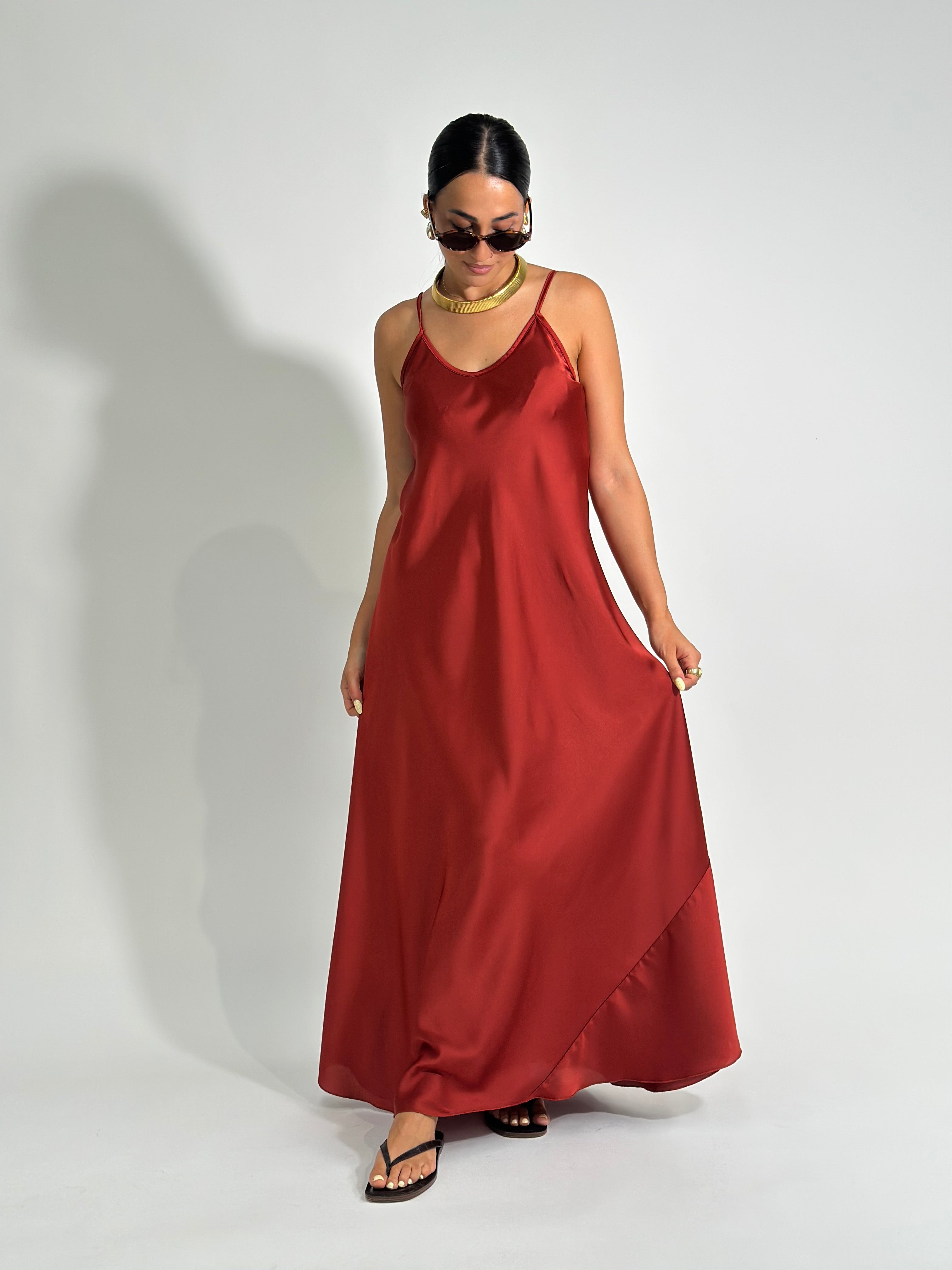 Abito sottoveste satin 2060