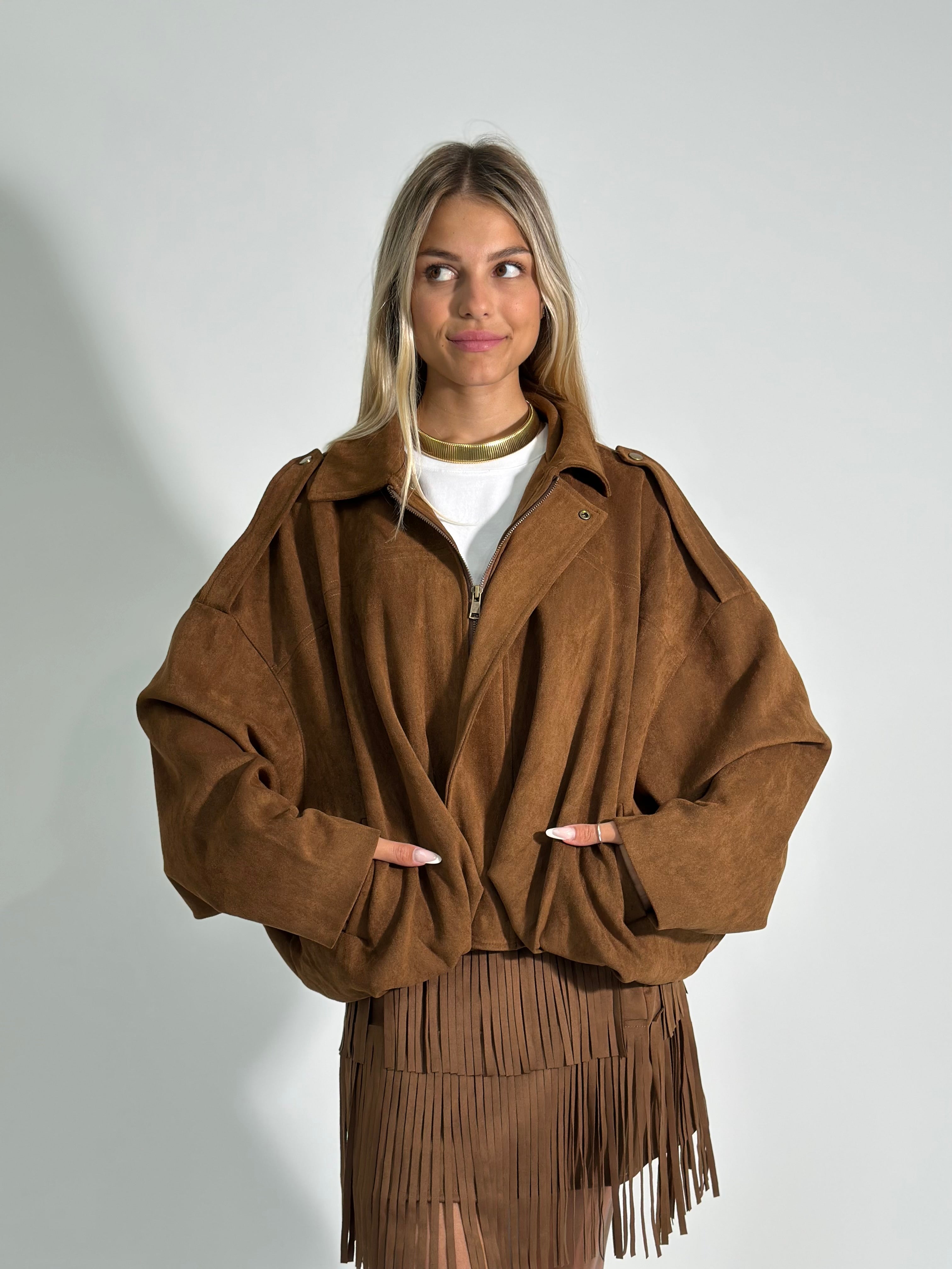 Giacca bomber TR25013 CAMEL