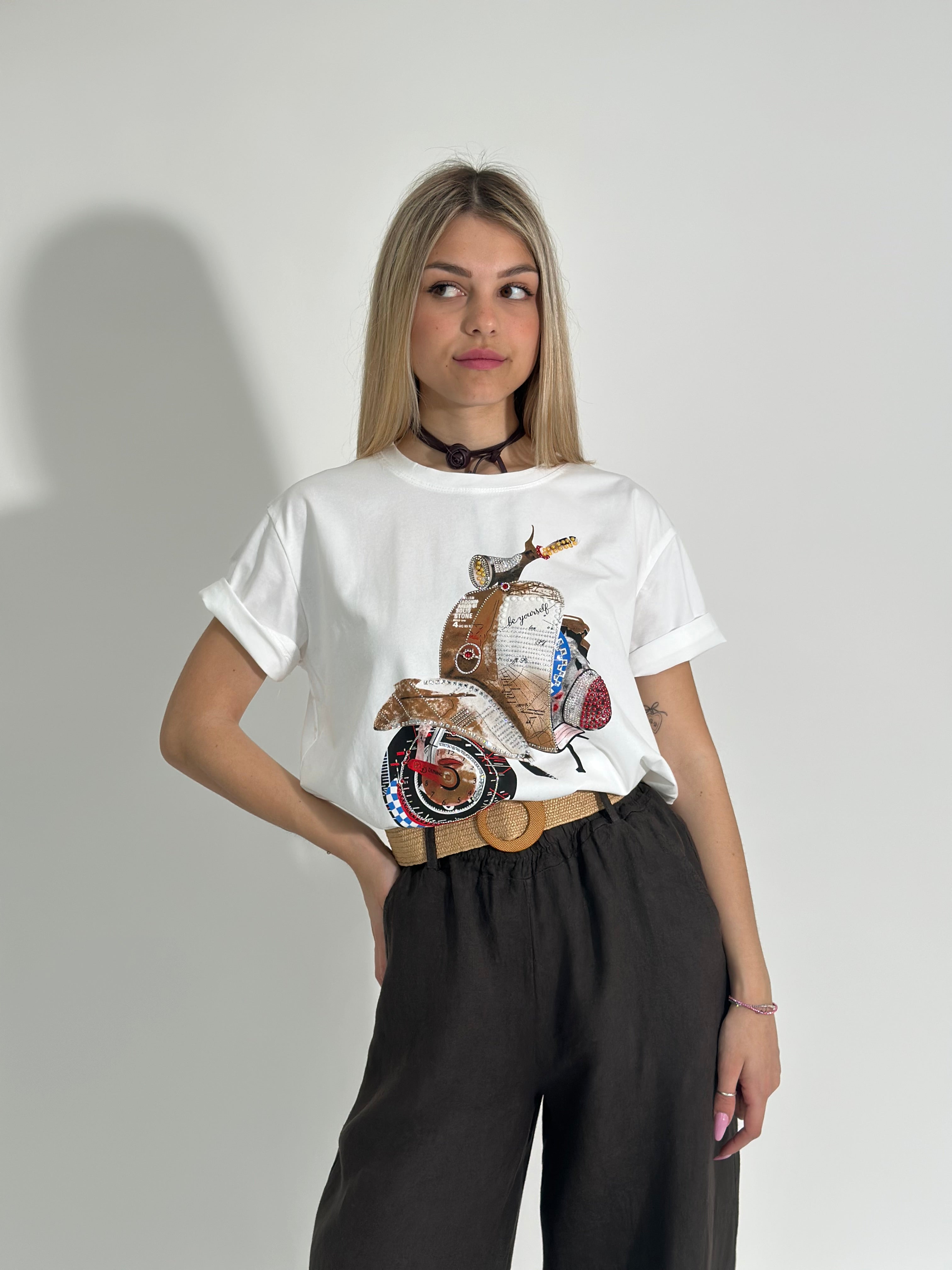 T-shirt Vespa J2020 BEIGE