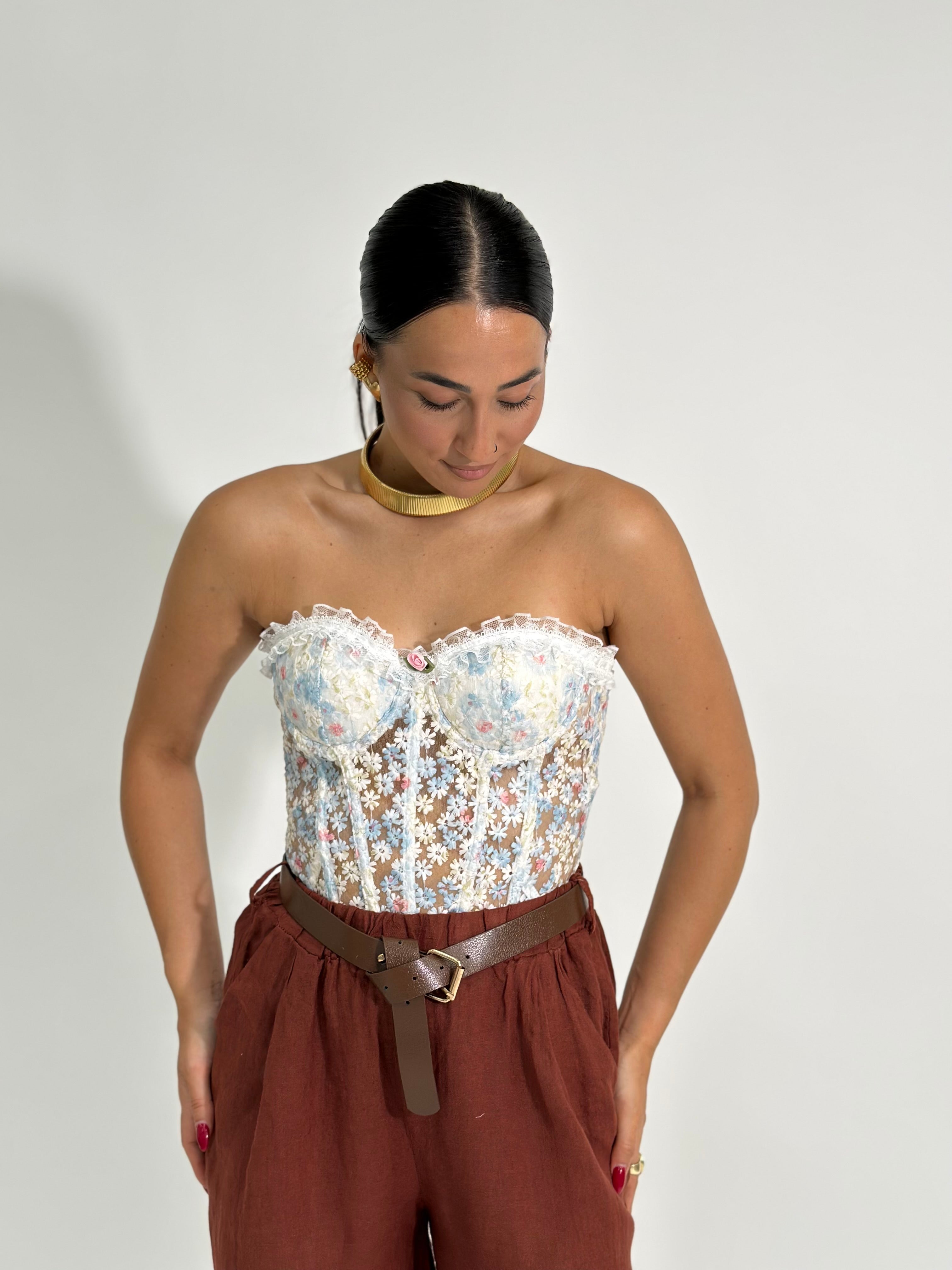 Corsetto rose 6008