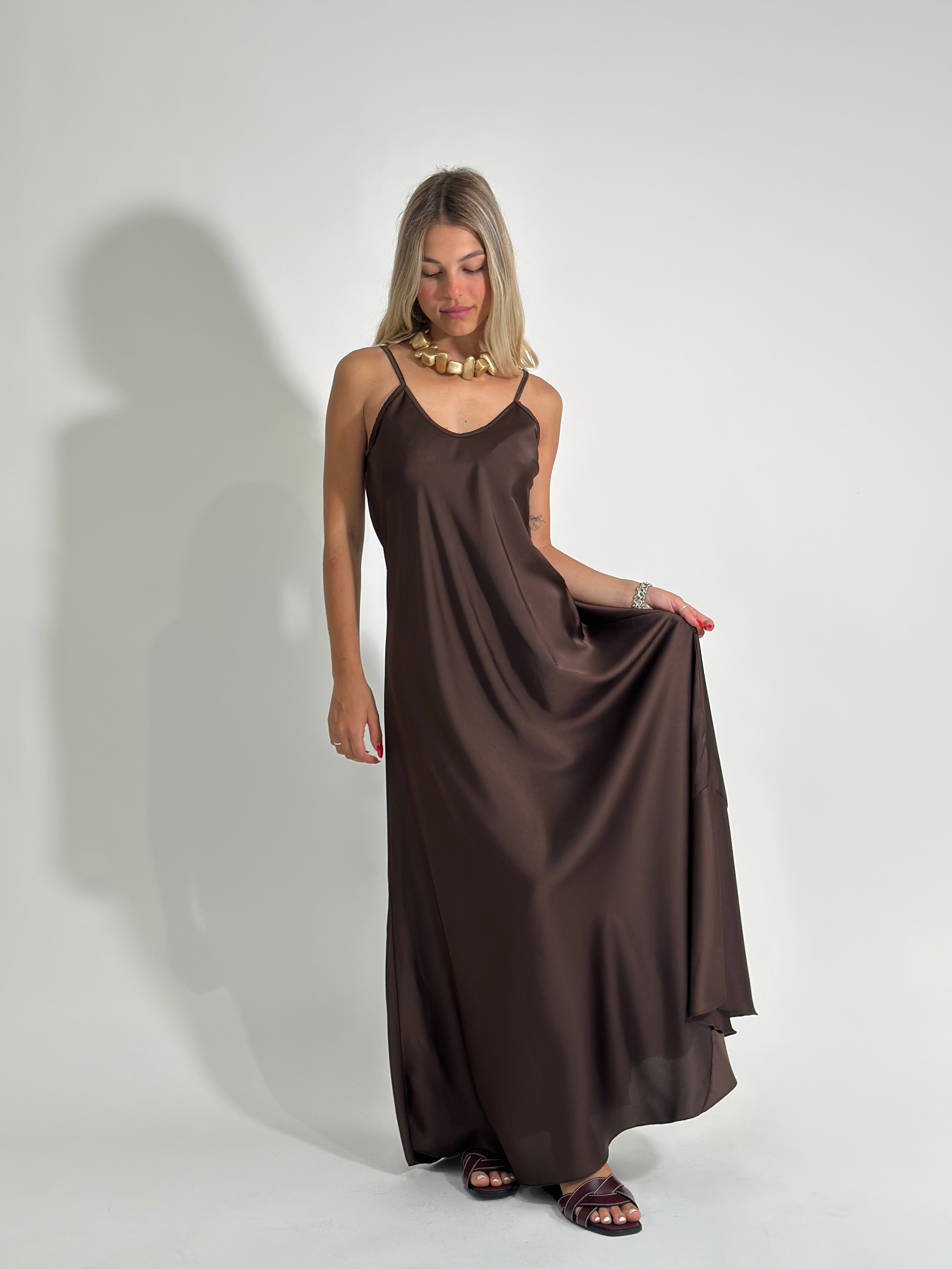 Abito sottoveste satin 2060