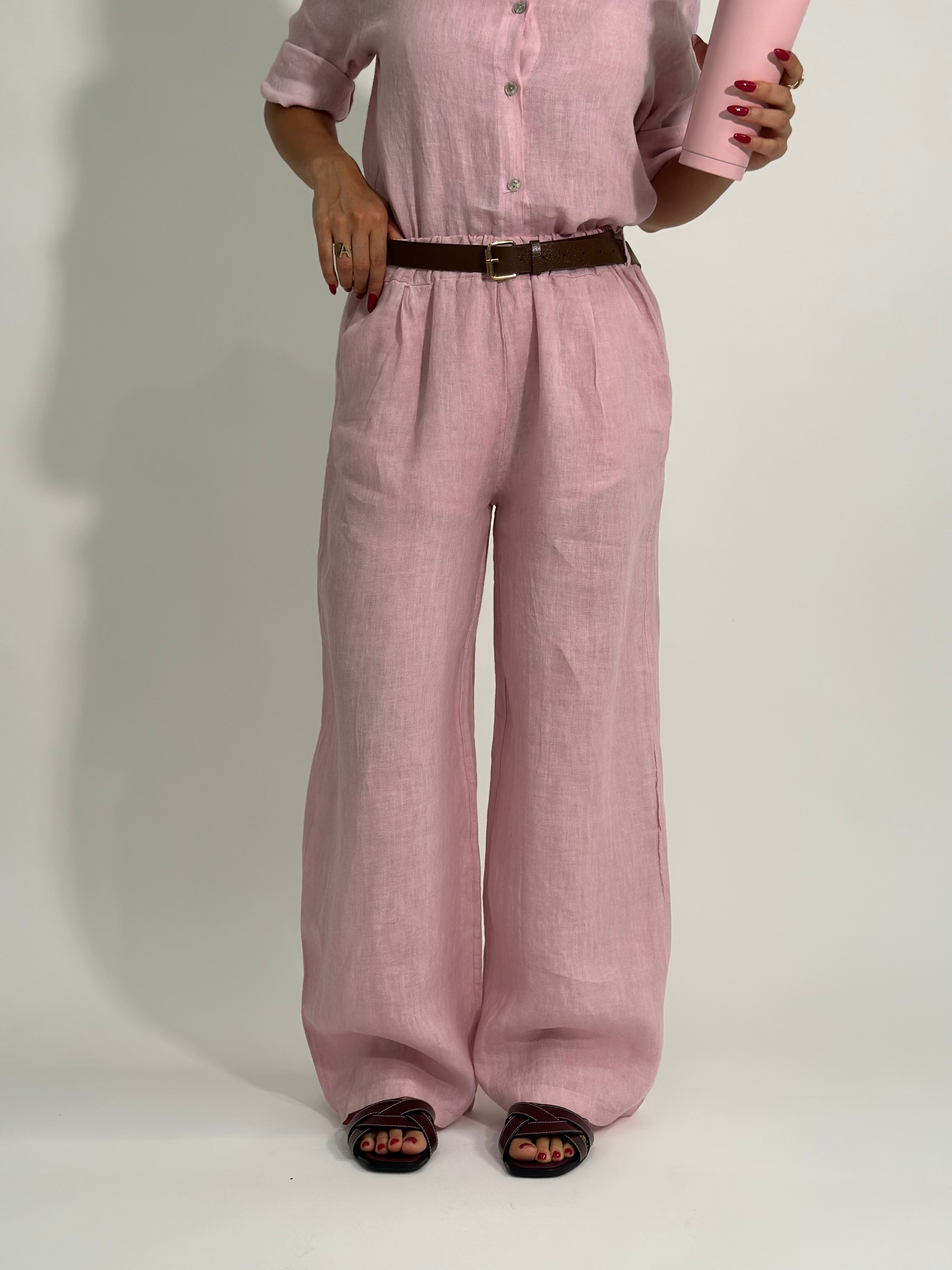 Pantalone lino 100% 1588