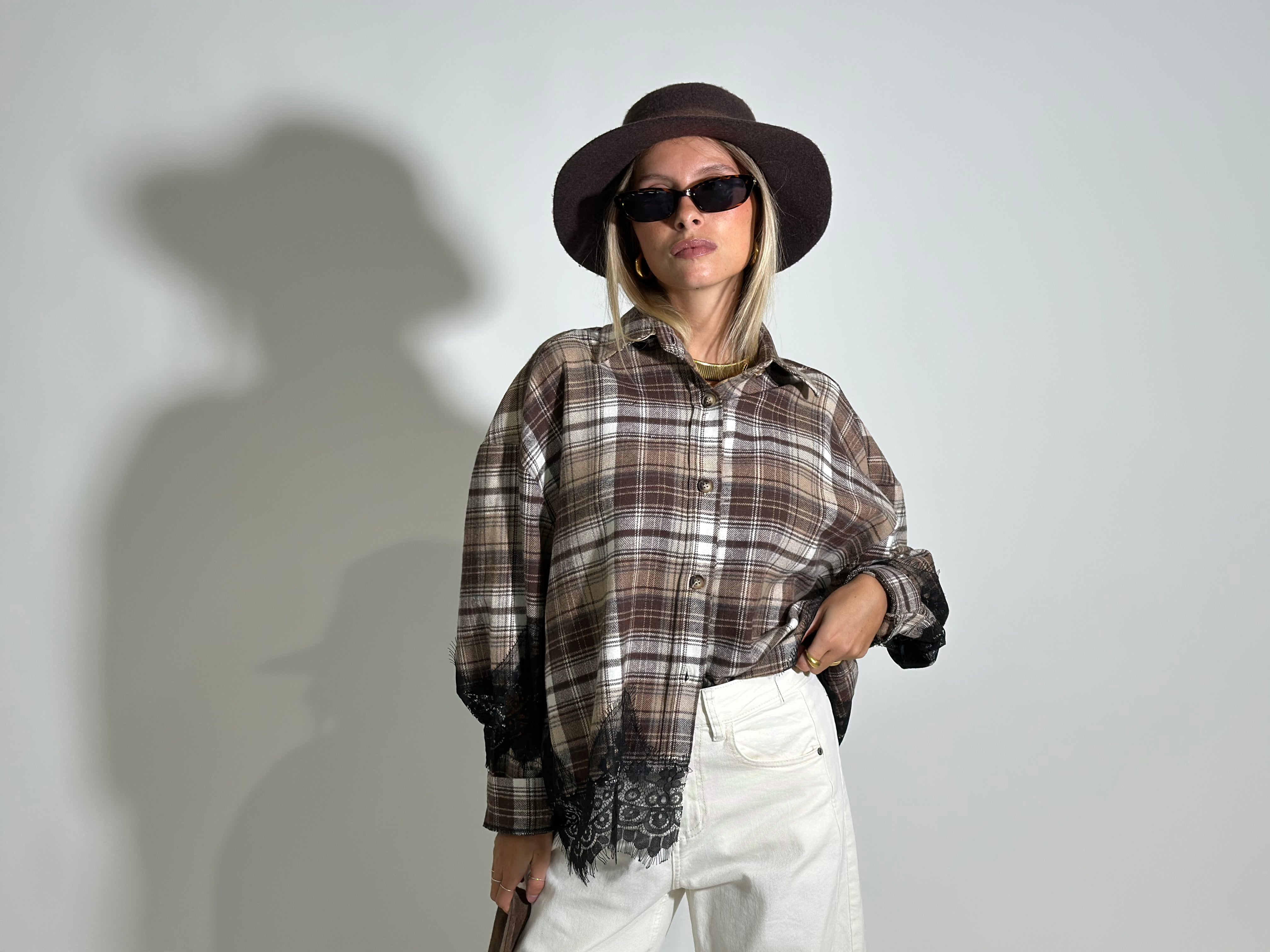 Camicia quadri pizzo 80260 MORO