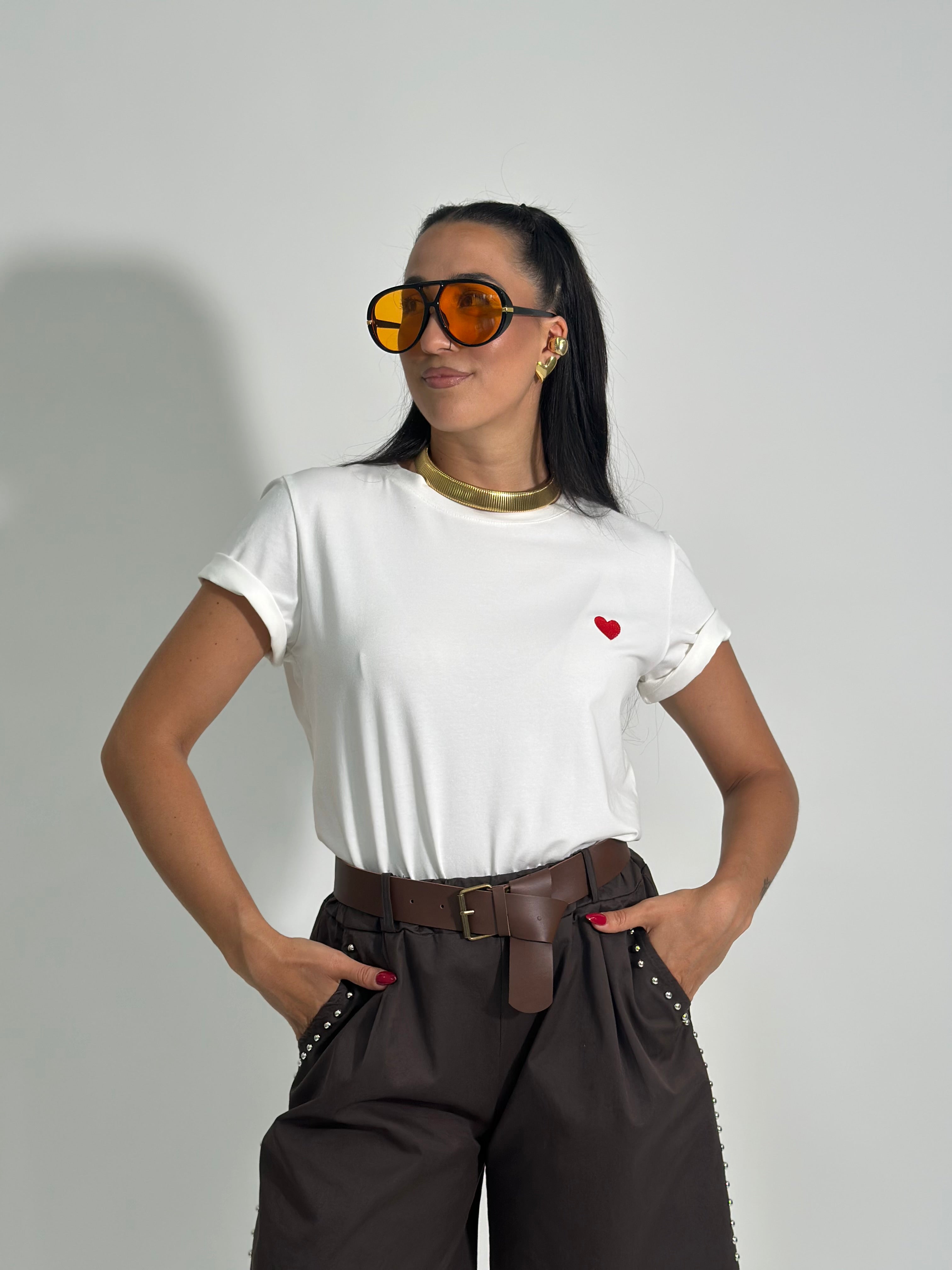 T-shirt cuore 8112