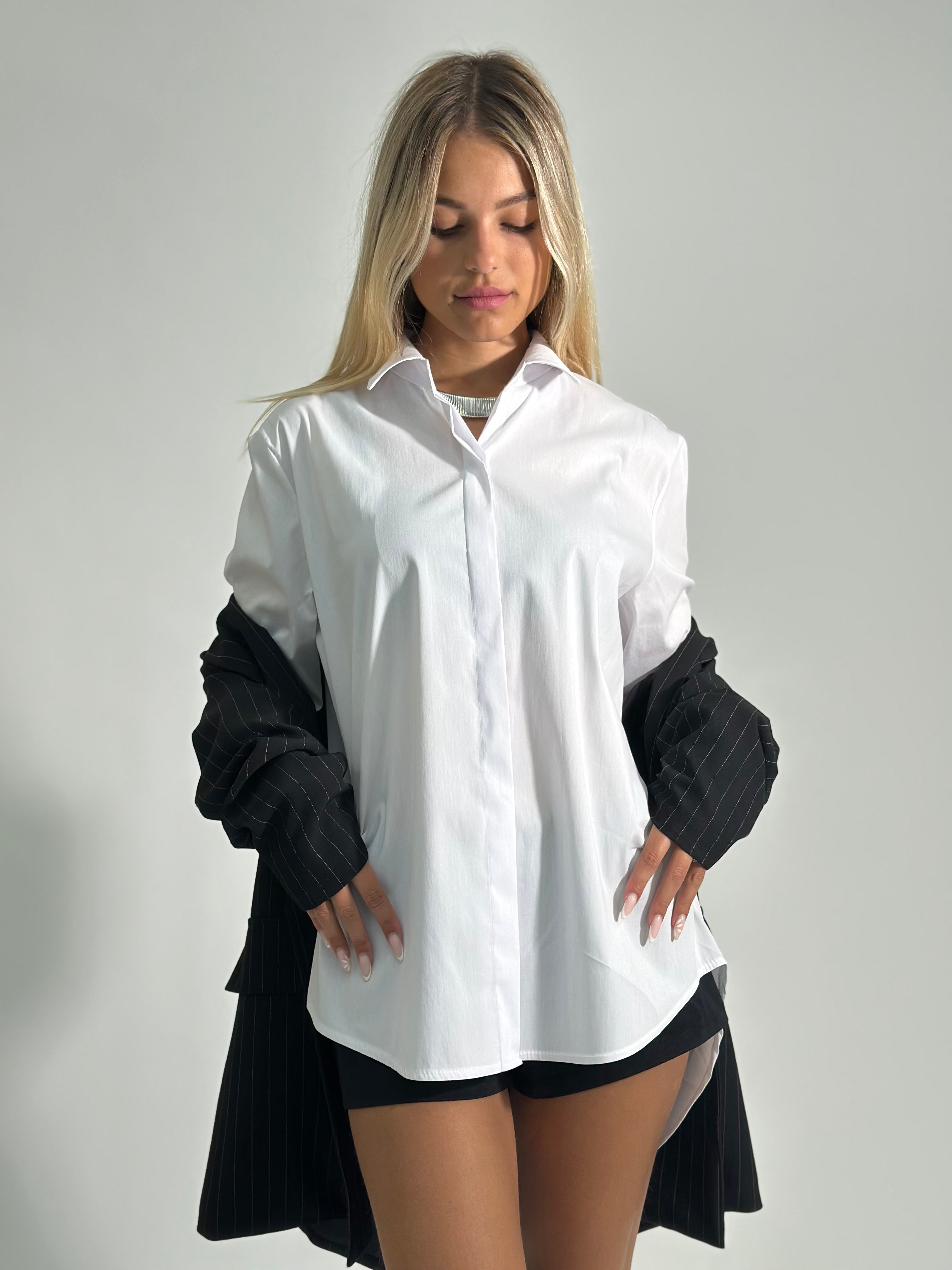 Camicia over confort 50320PN