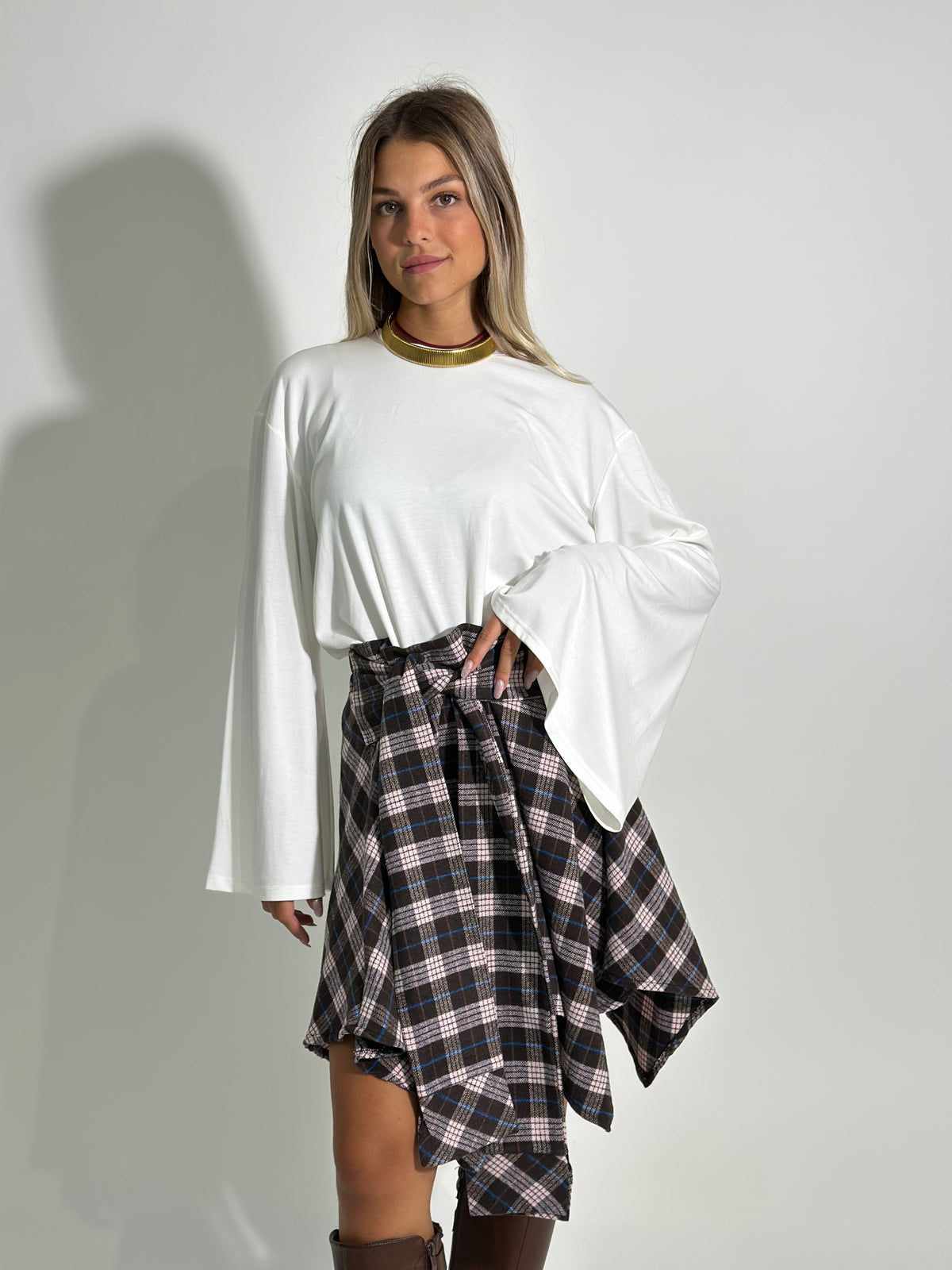 Gonna camicia 2988 MORO