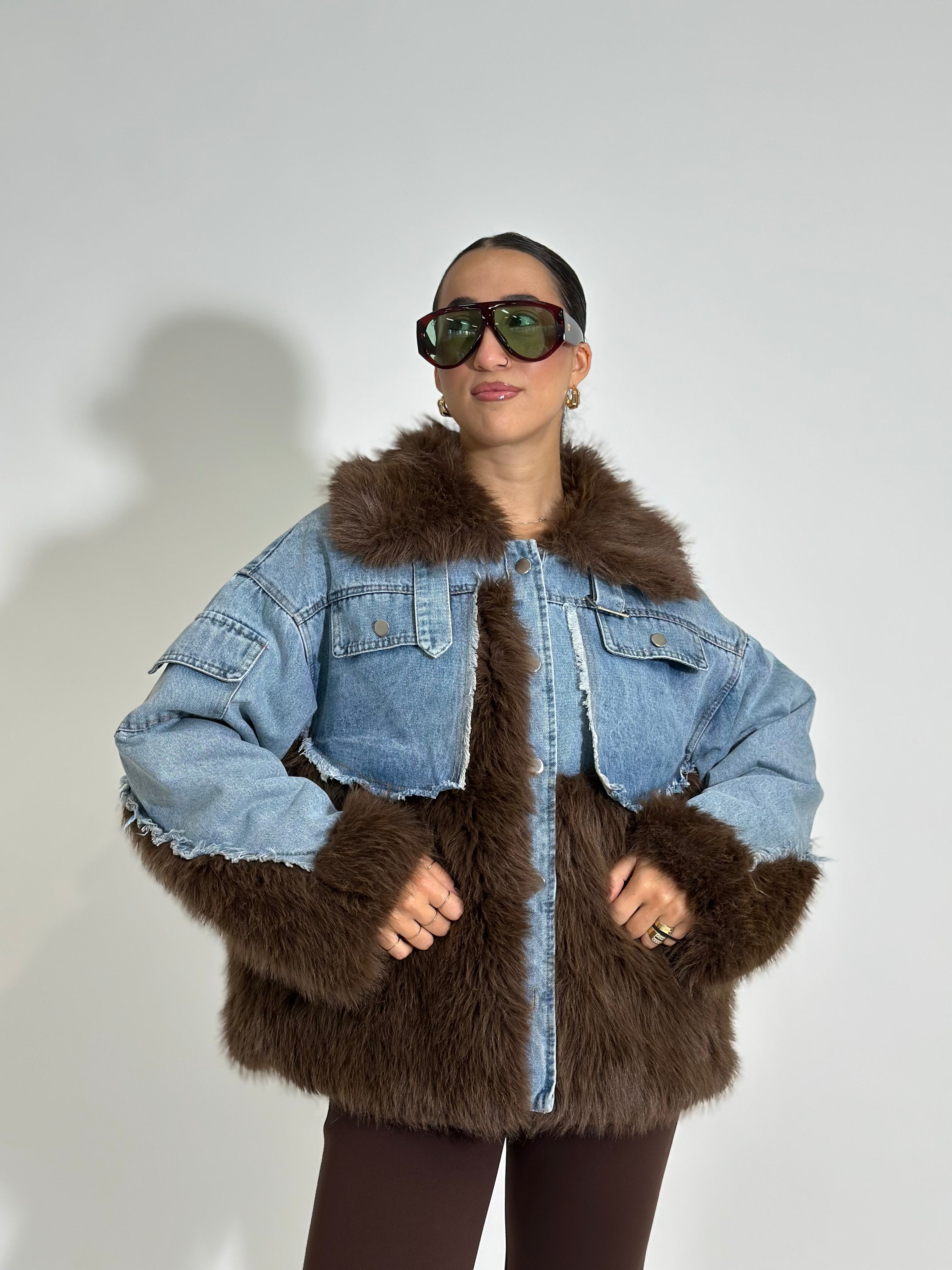 Giaccone denim Q0031