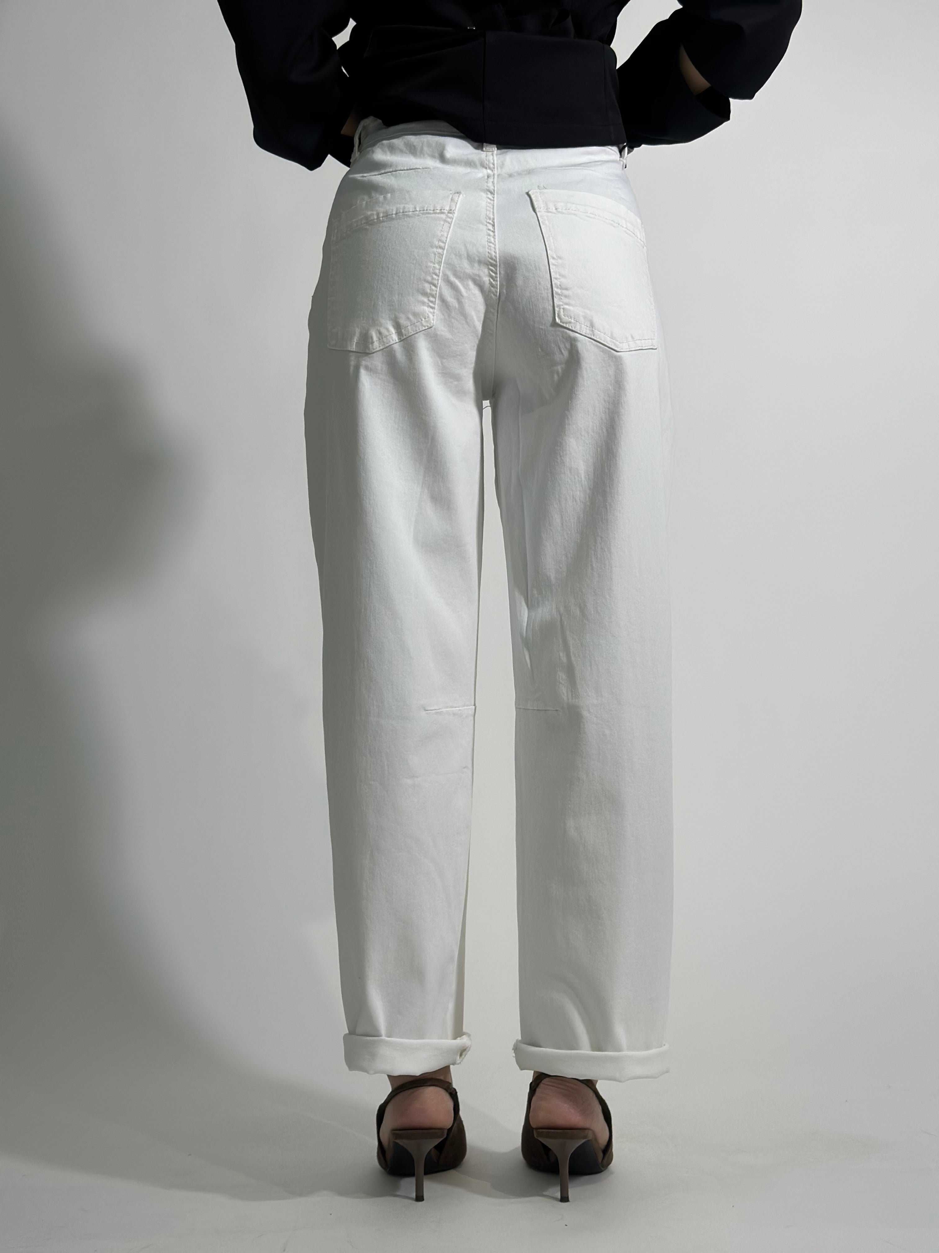 Jeans baloon SLIM 8059-1 BIANCO