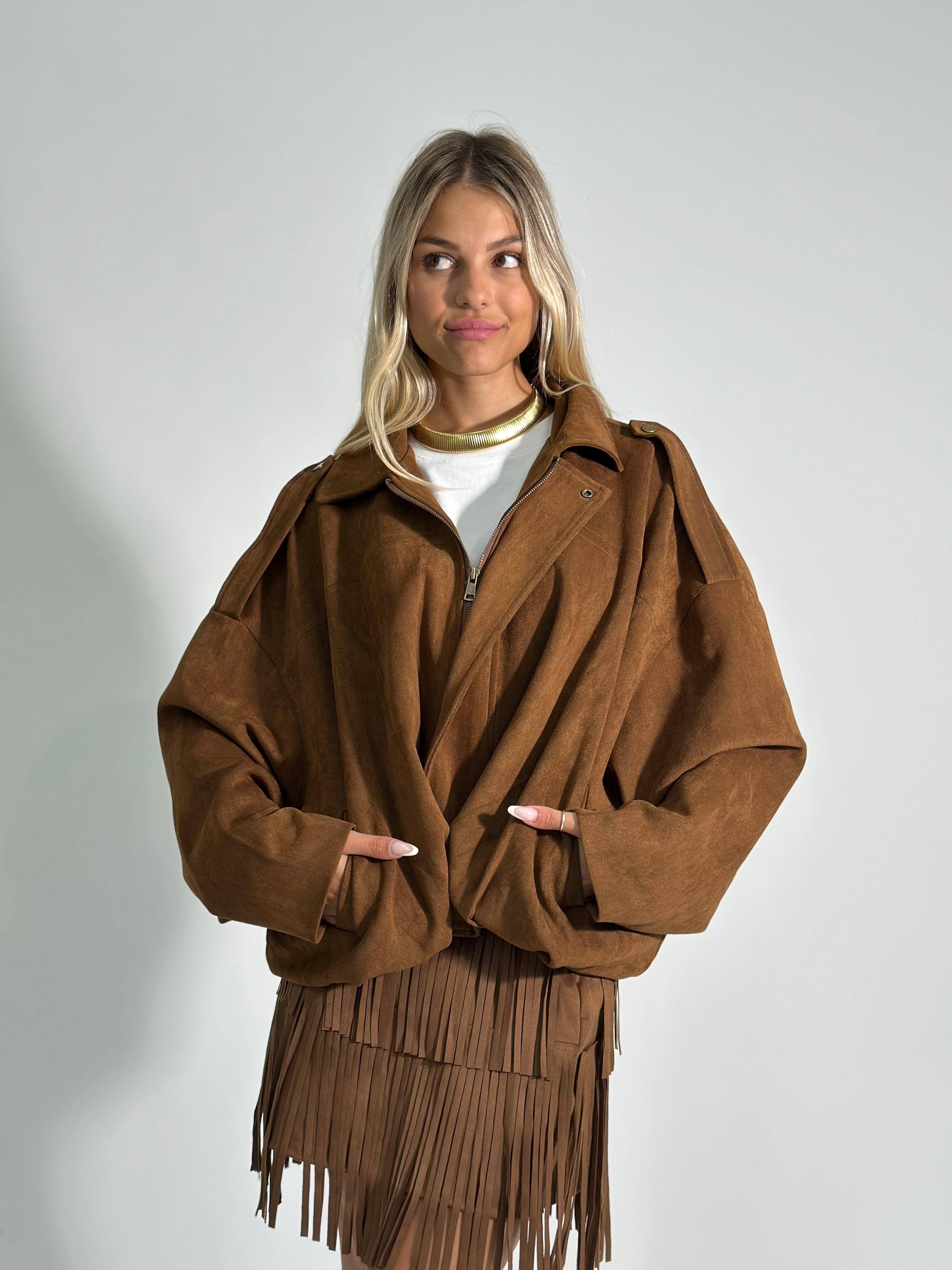 Giacca bomber TR25013 CAMEL